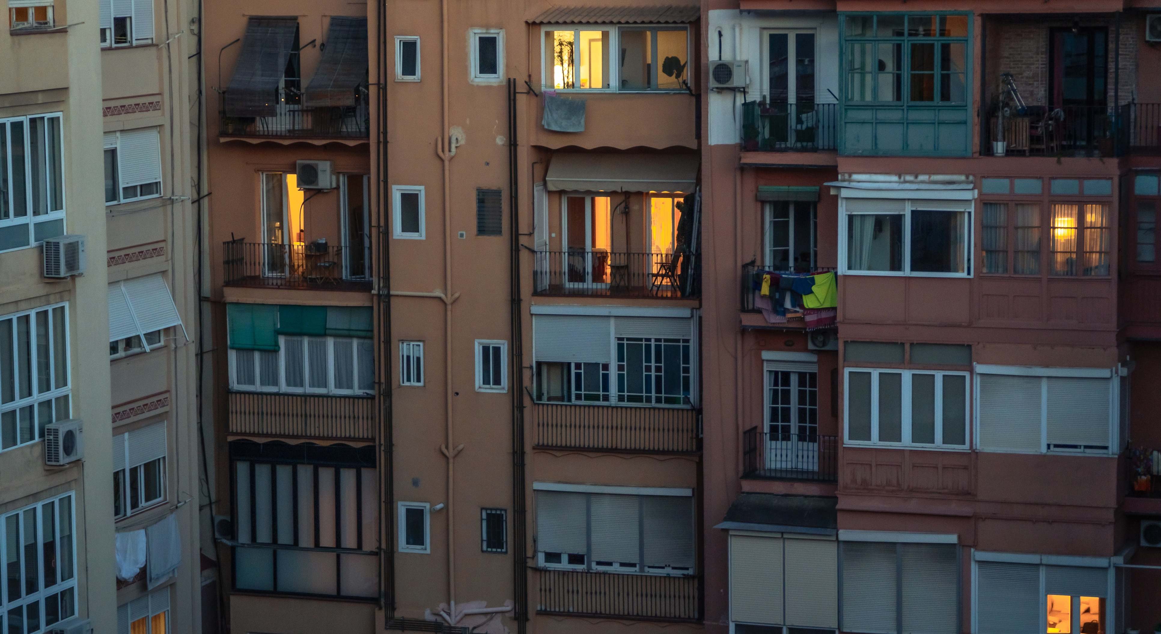 Bloque de edificios en España. / Foto: iStock