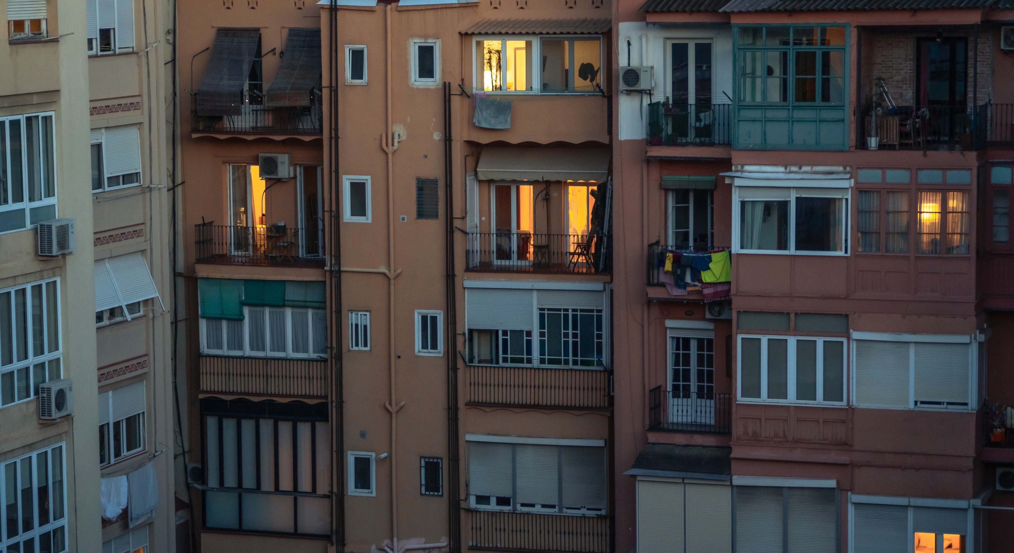 Bloque de edificios en España. / Foto: iStock