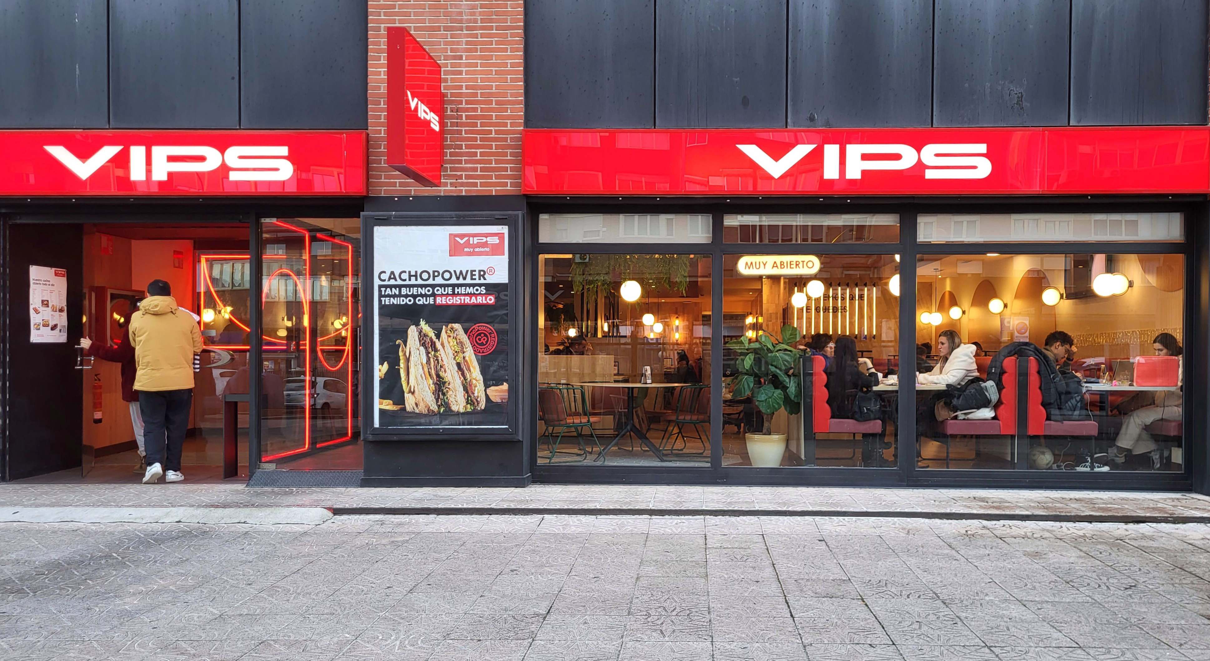 Un restaurante de Vips