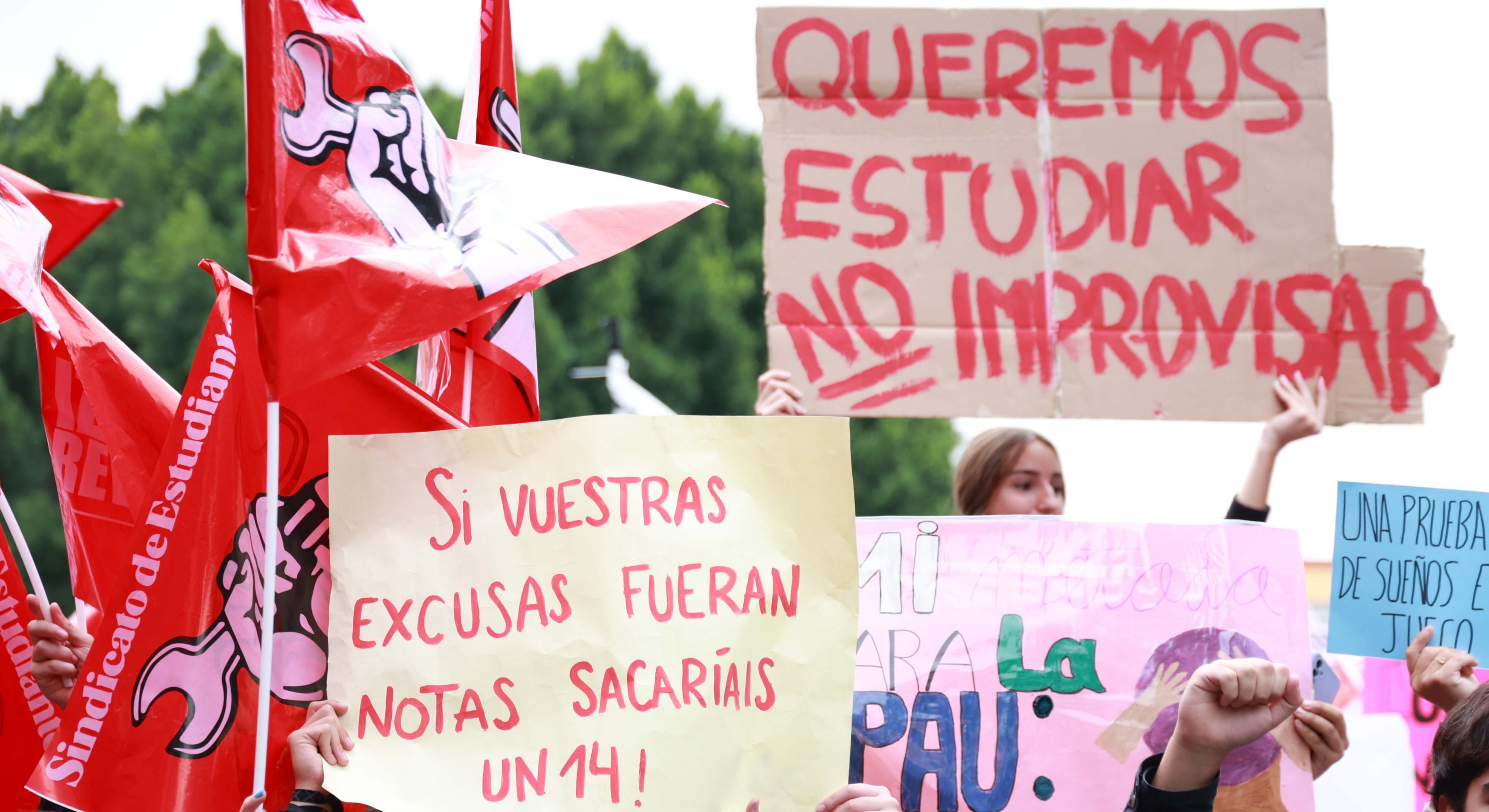 Huelga de estudiantes.