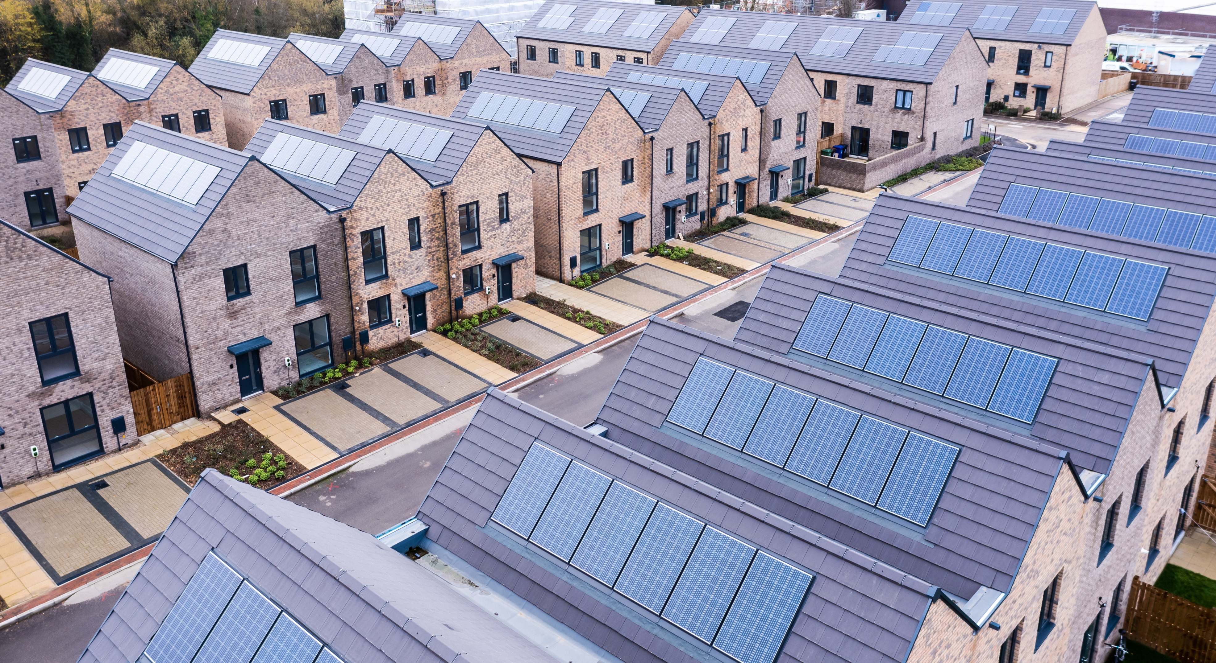 Urbanización de casas modulares. / Foto: iStock