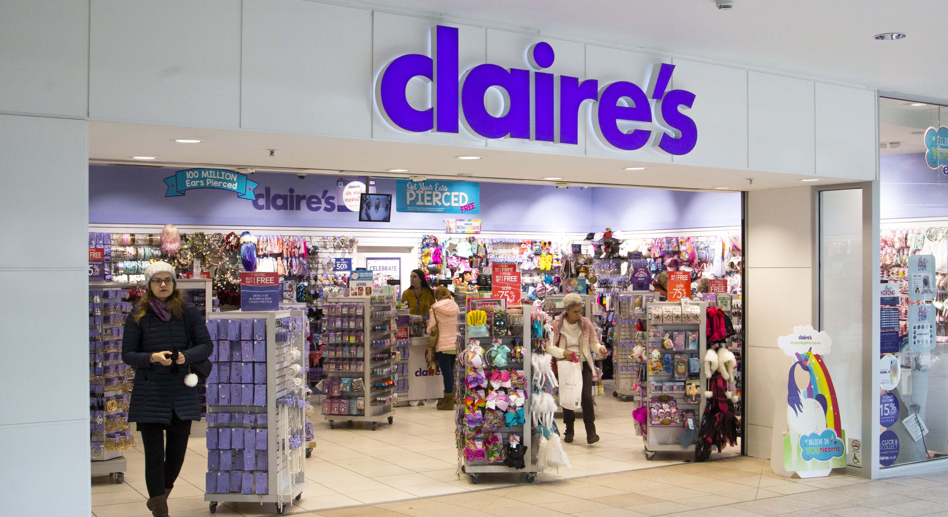 Tienda de accesorios y complementos Claire's. / Foto: iStock