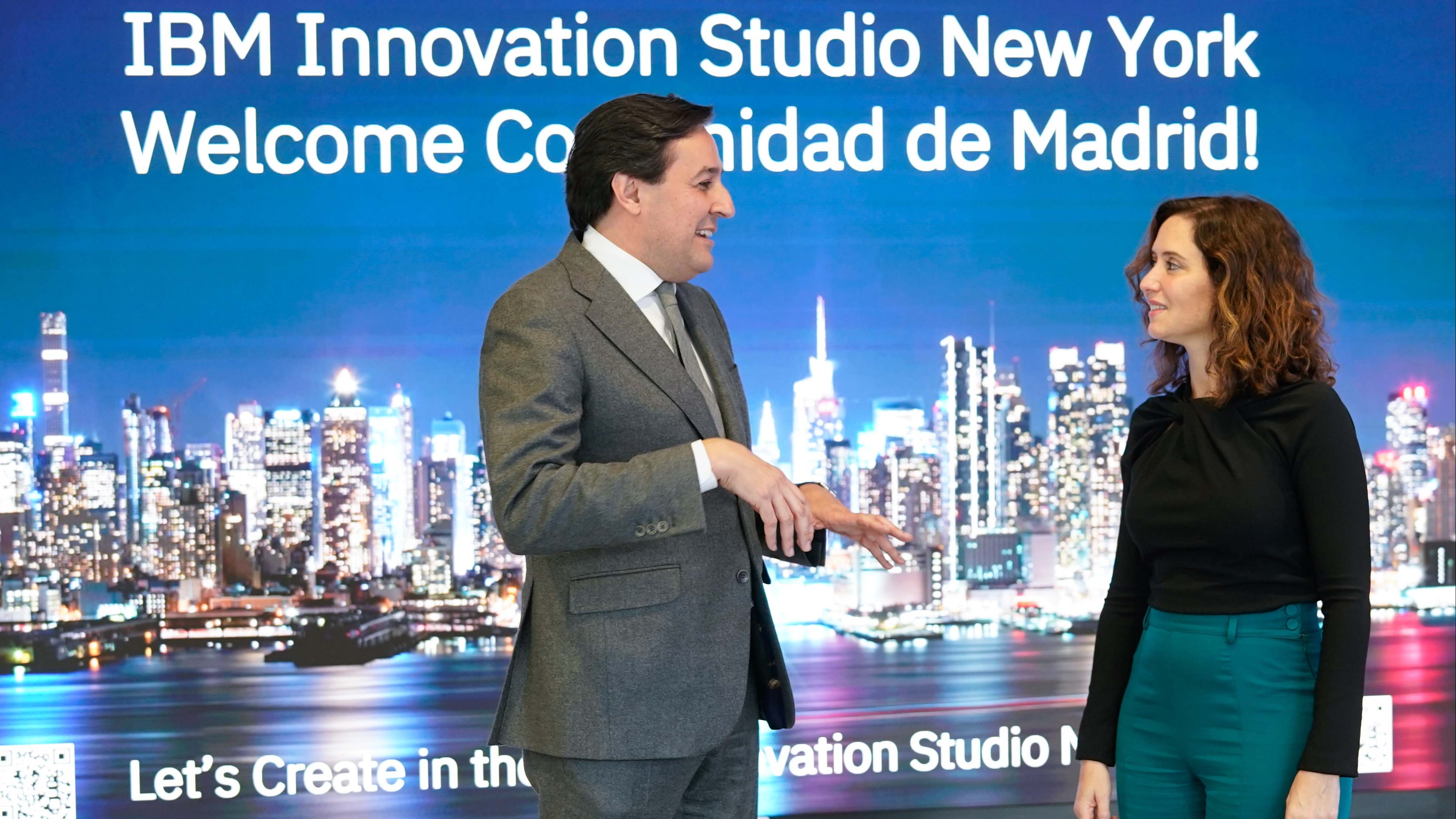 Ayuso, IBM, Nueva York, Madrid, reunión, vicepresidente