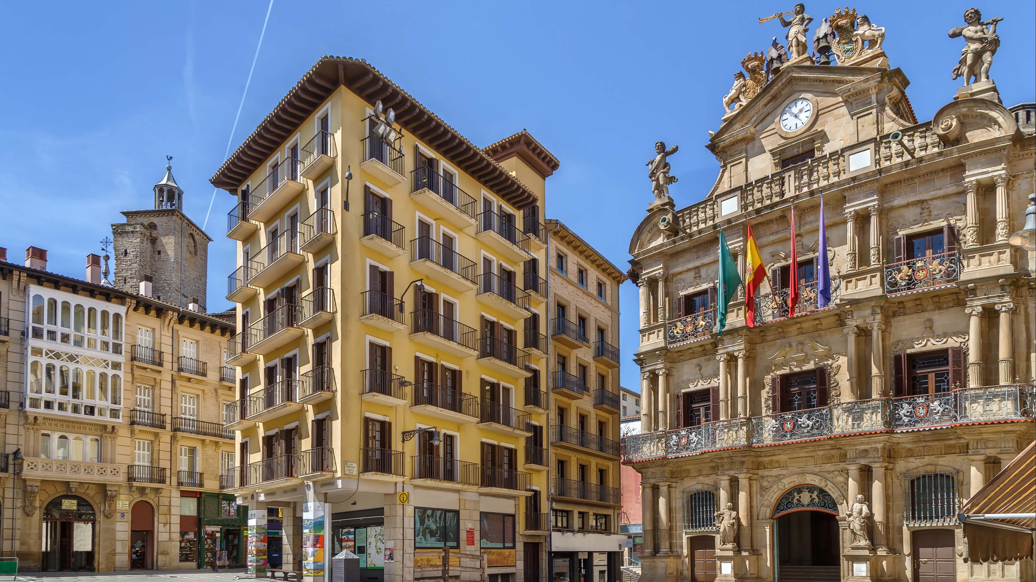 Plaza principal de Pamplona, Navarra. / Foto: iStock