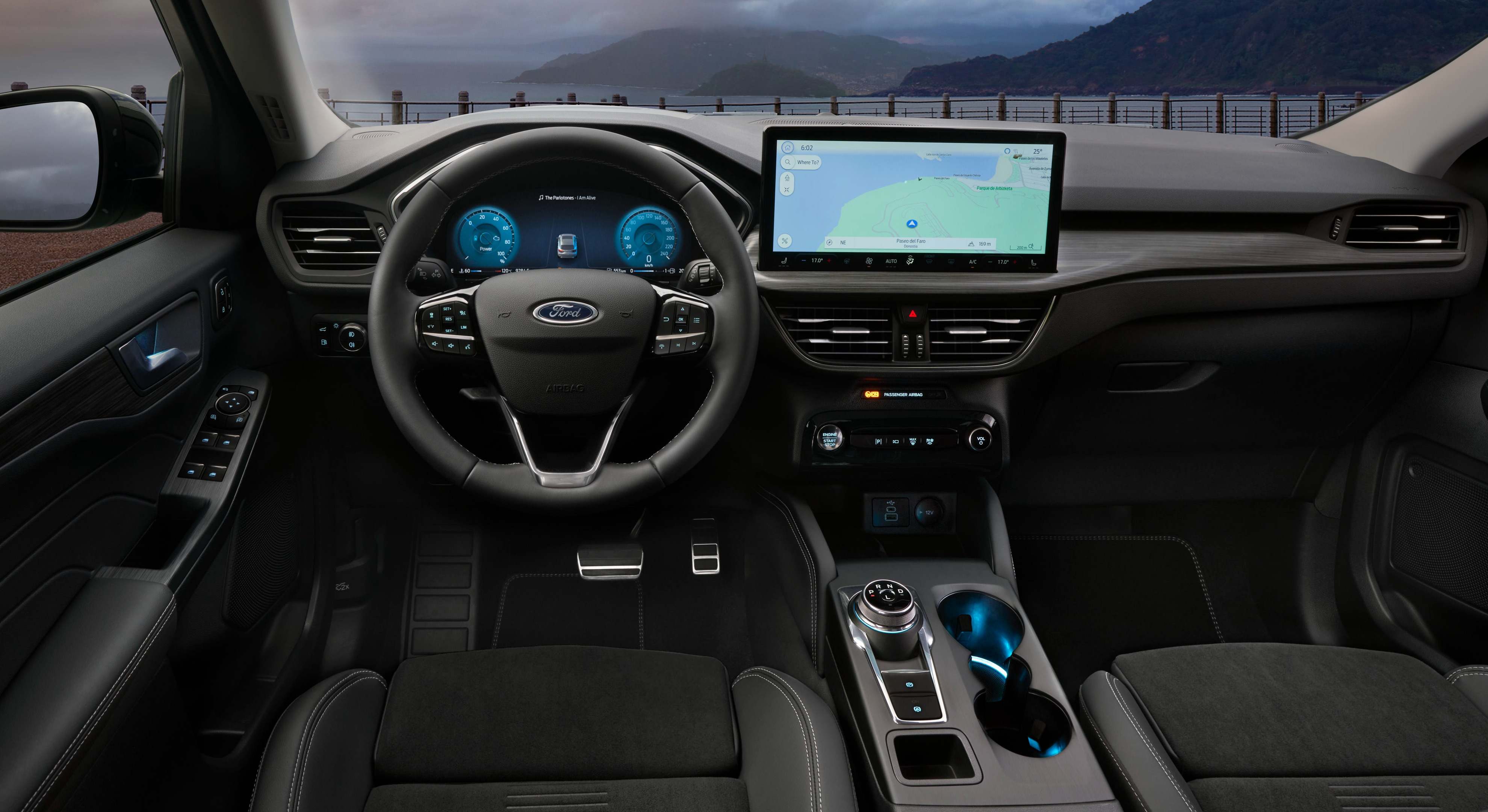 Interior de un Ford Kuga, varios de cuyos componentes fabrica Yanfeng