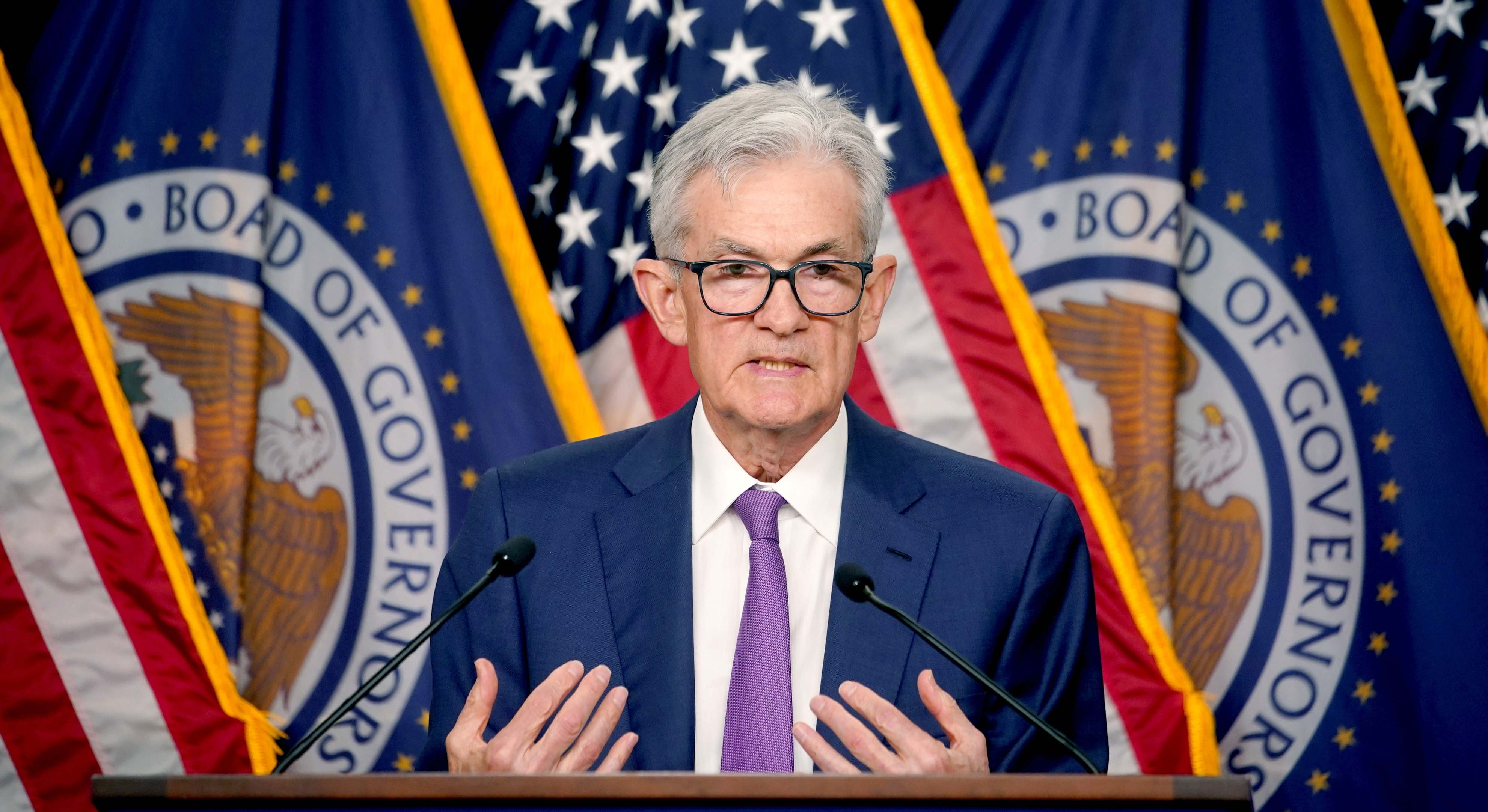 Jerome Powell, presidente de la Reserva Federal
