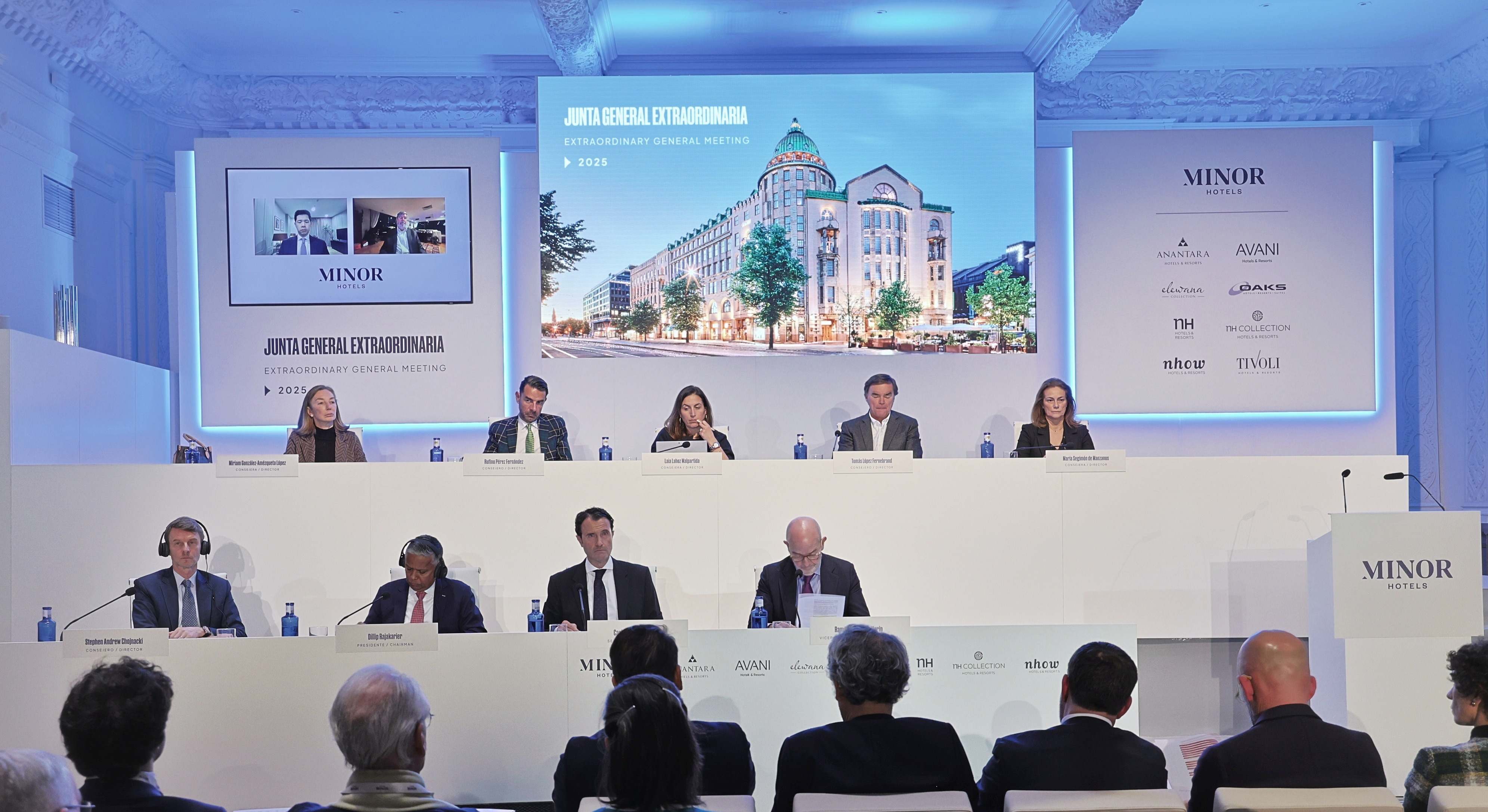 Consejeros de Minor Hotels E&A. 