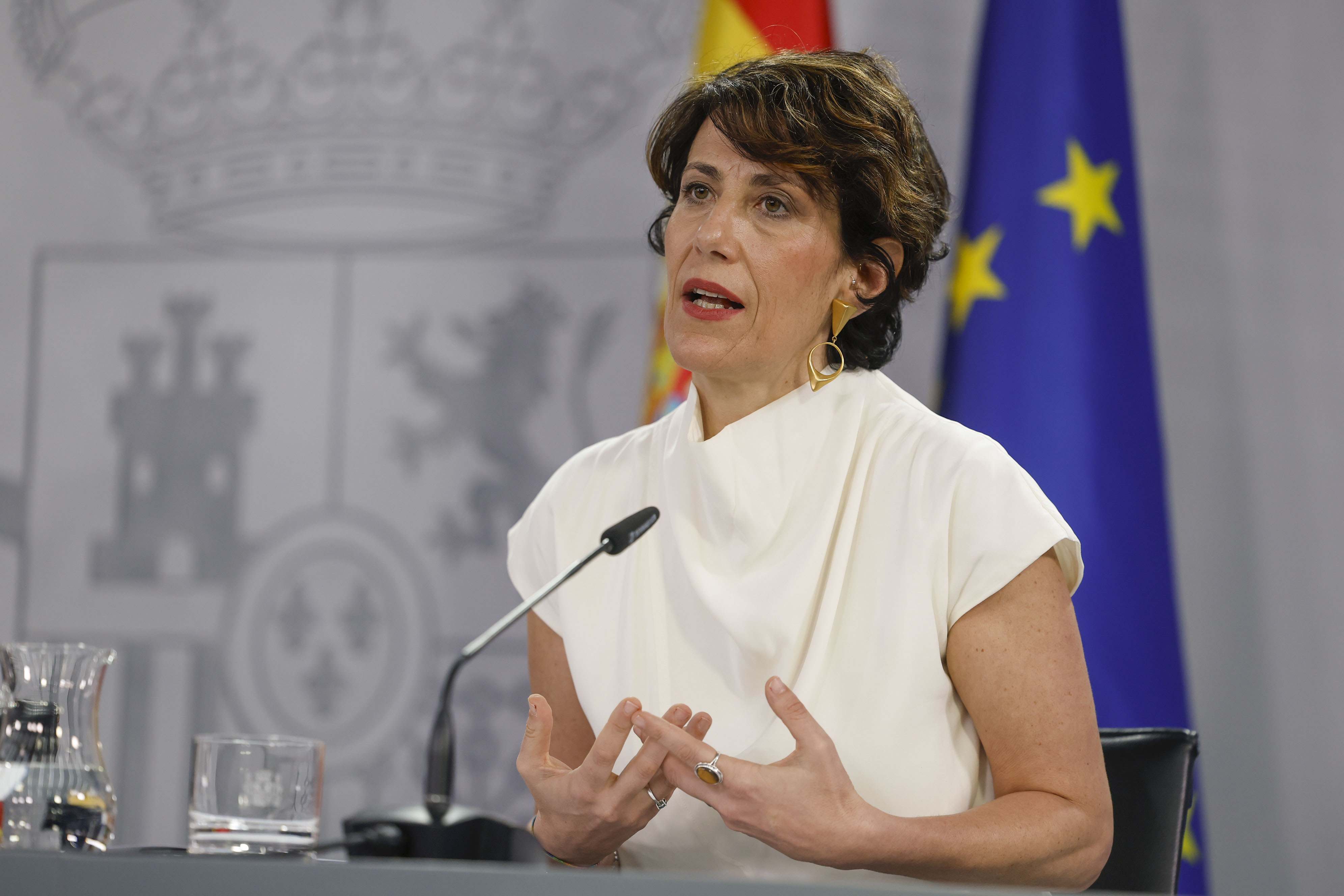 Elma Sáiz, ministra para la Inclusión, Seguridad Social y Migraciones