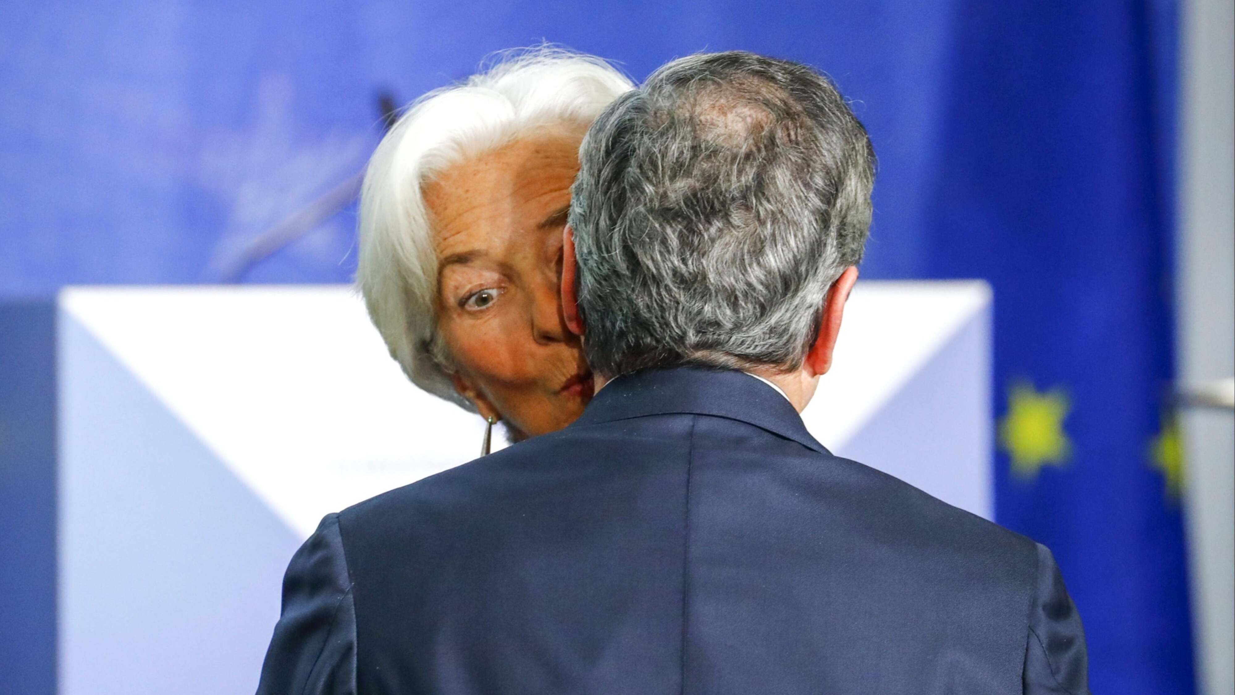 christine lagarde mario draghi bce