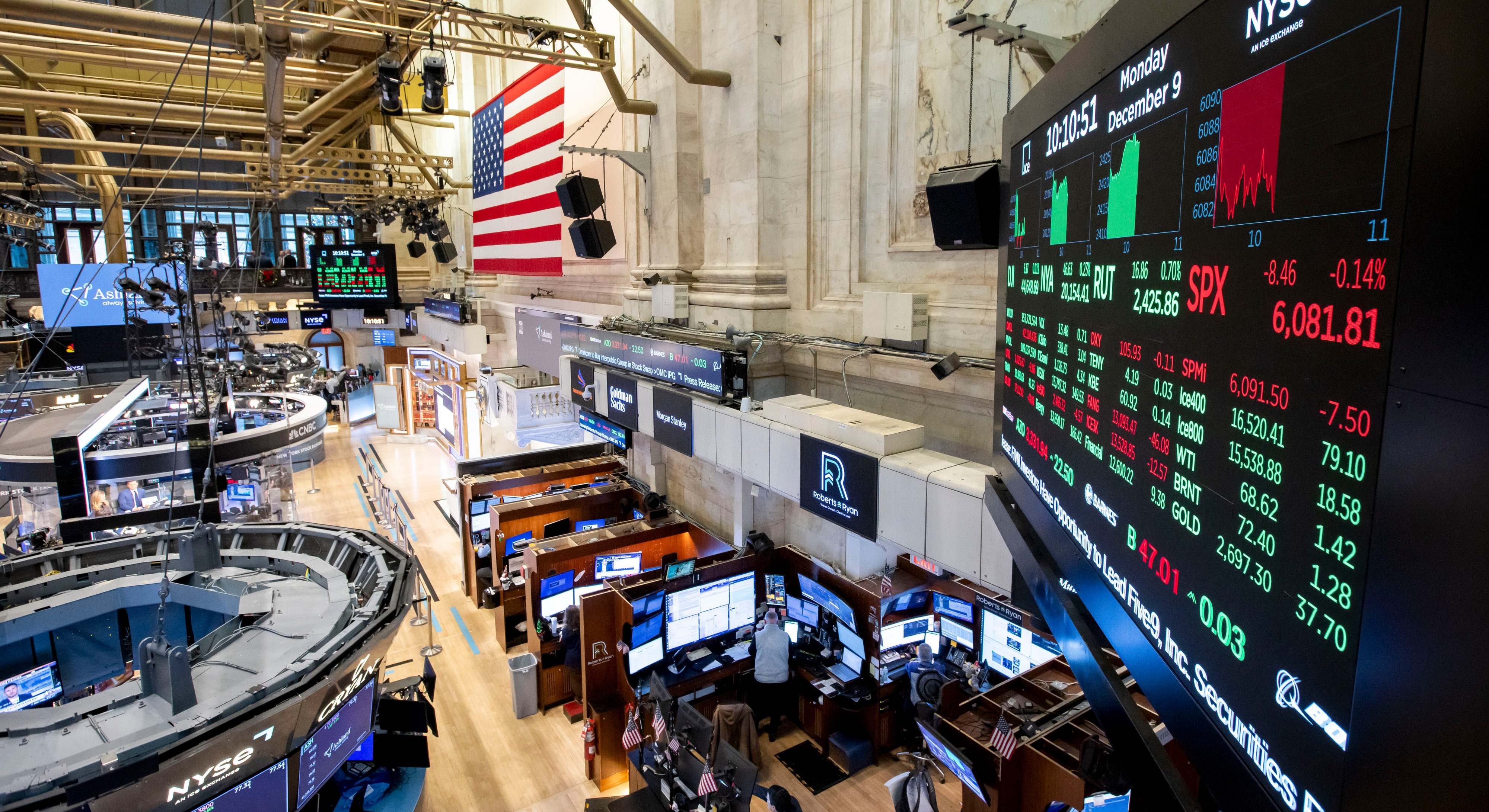 Bolsa de valores de Nueva York (Bloomberg)