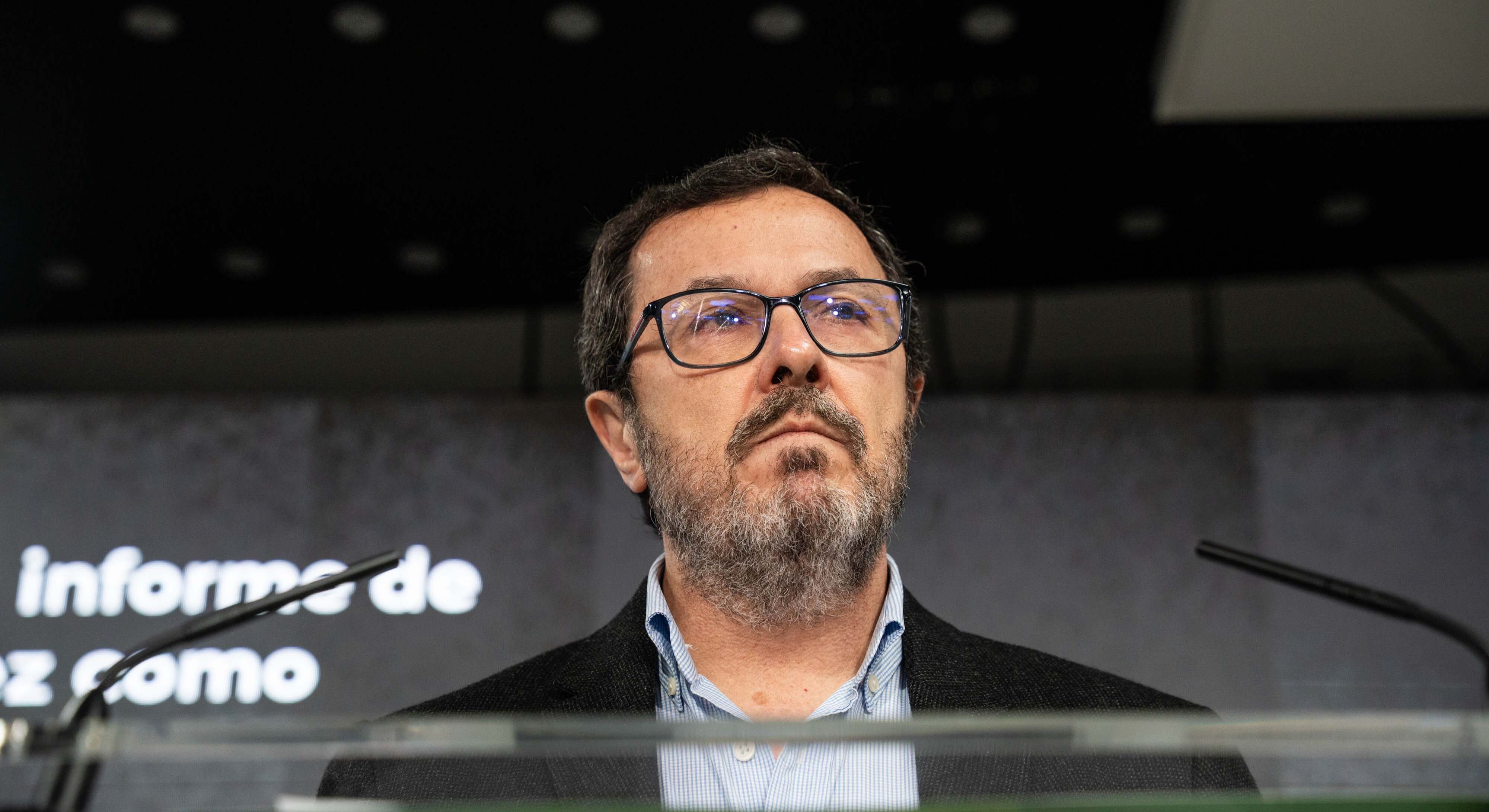 El portavoz nacional de VOX y presidente de VOX Madrid, José Antonio Fúster