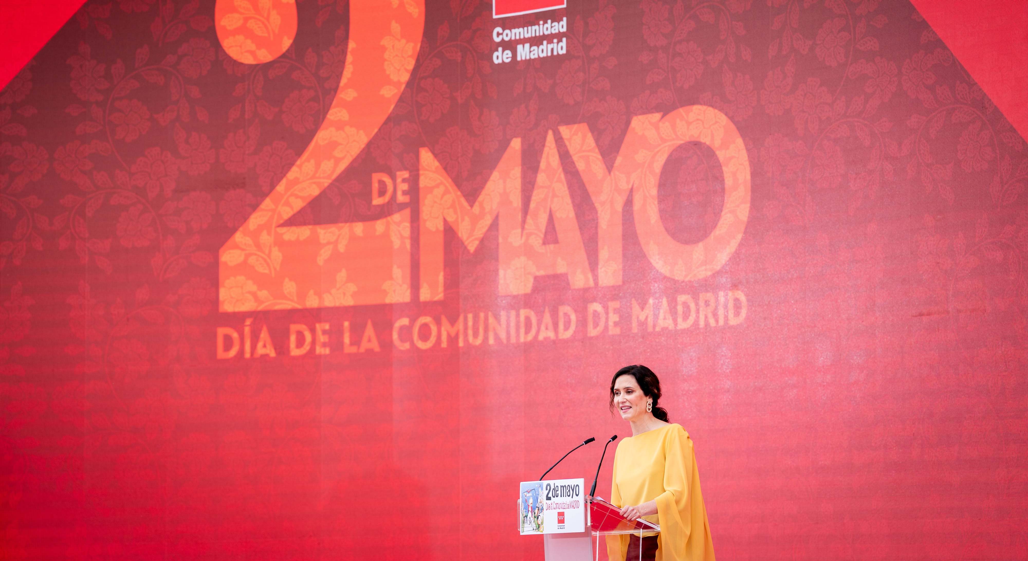Acto por el Dos de Mayo, Día de la Comunidad de Madrid.