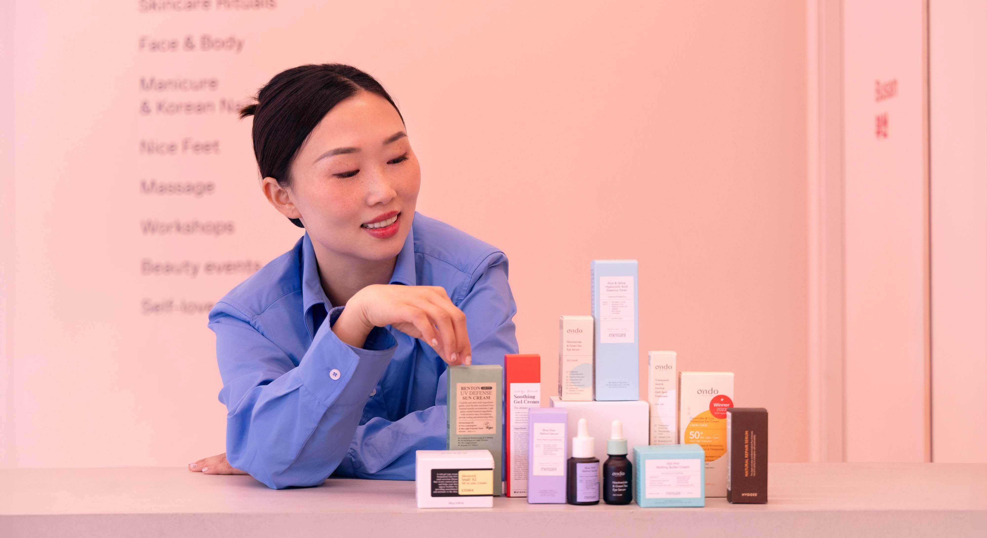 Lilin Yang, cofundadora y consejera delegada de Miin Cosmetics.EE