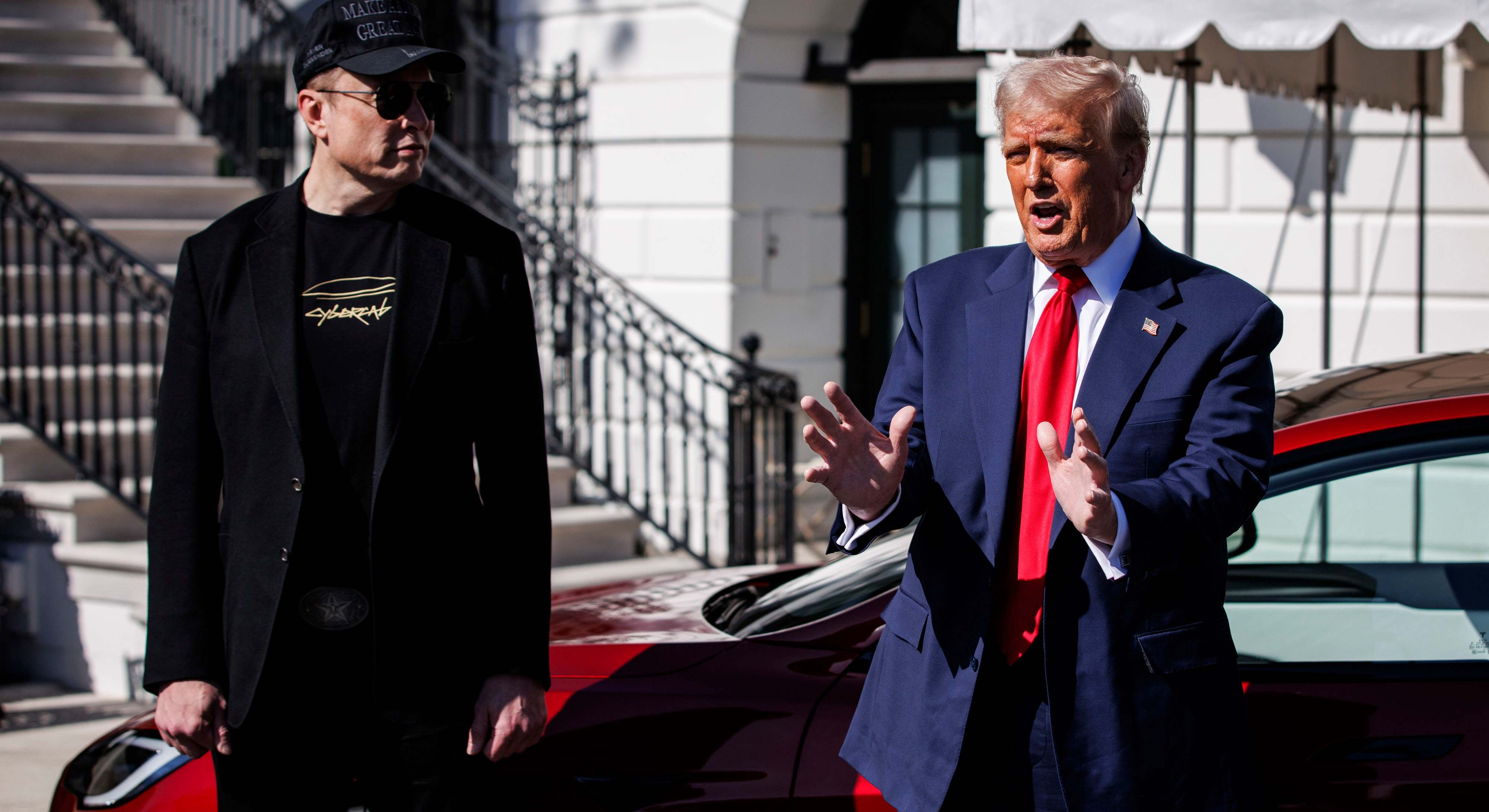 Trump y Musk (Bloomberg)