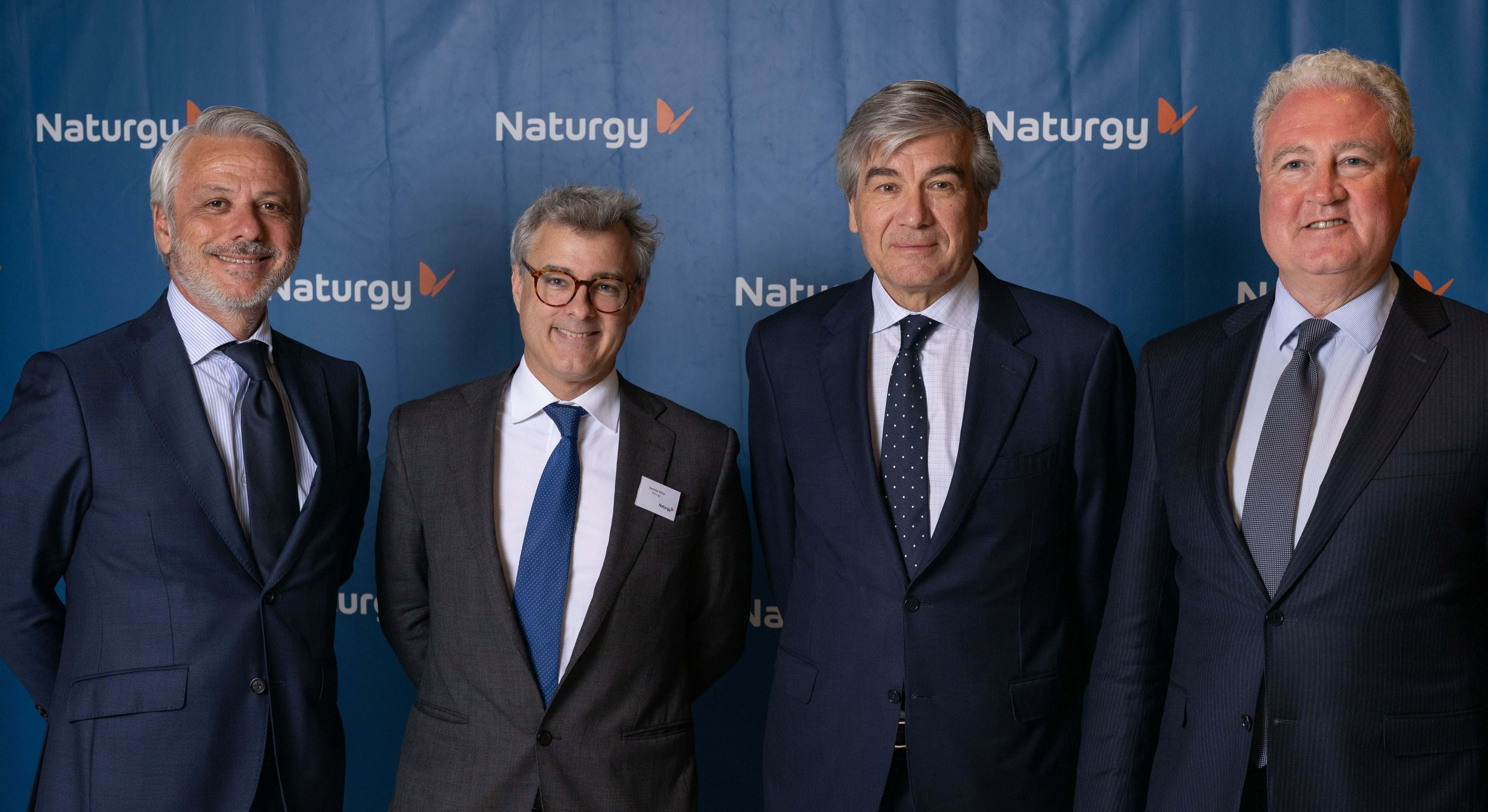 David Gallardo, Jacinto Pico, Francisco Reynés y Jordi Garcia Tabernero. / Naturgy