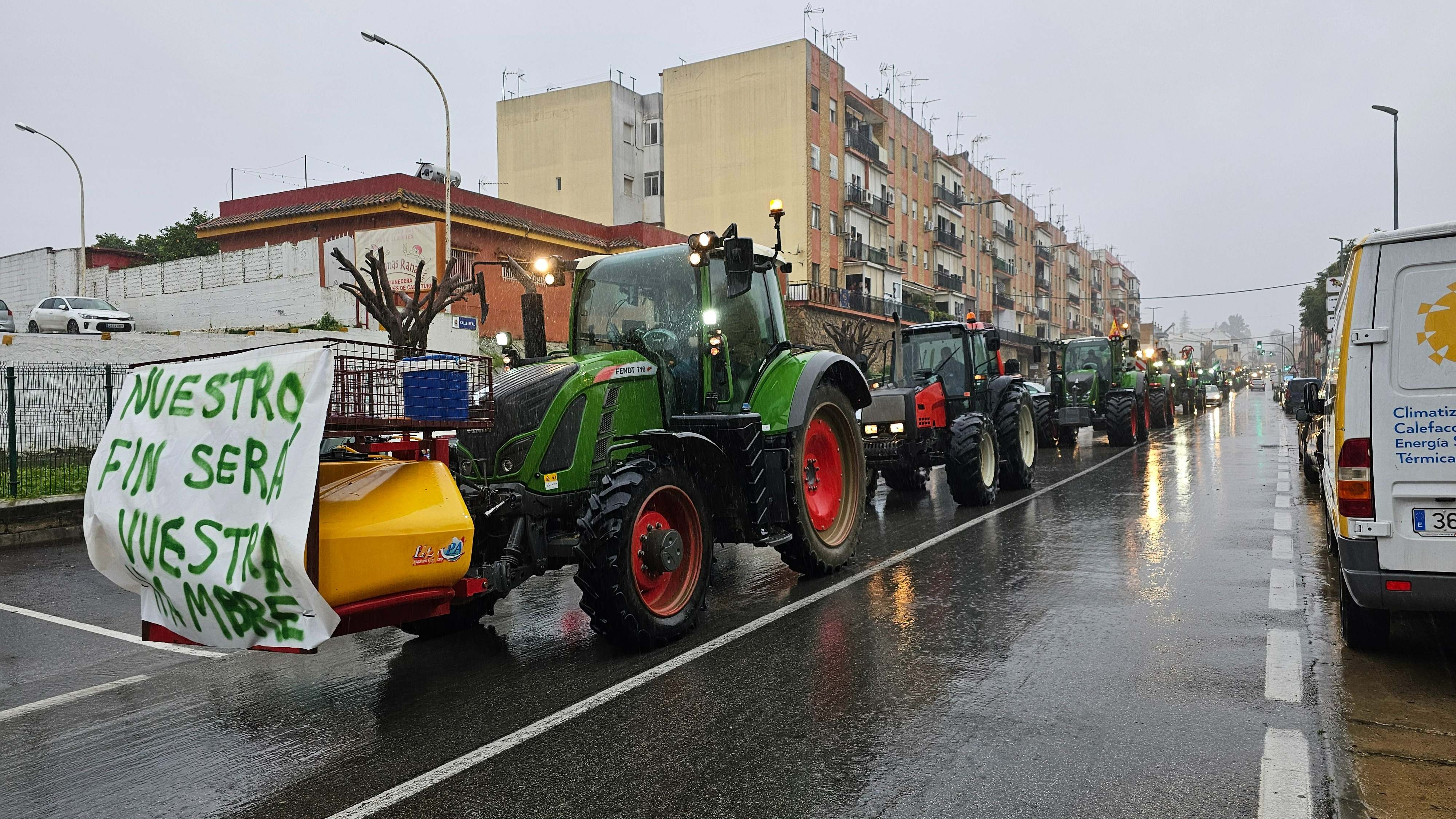 Protestas de los agricultores