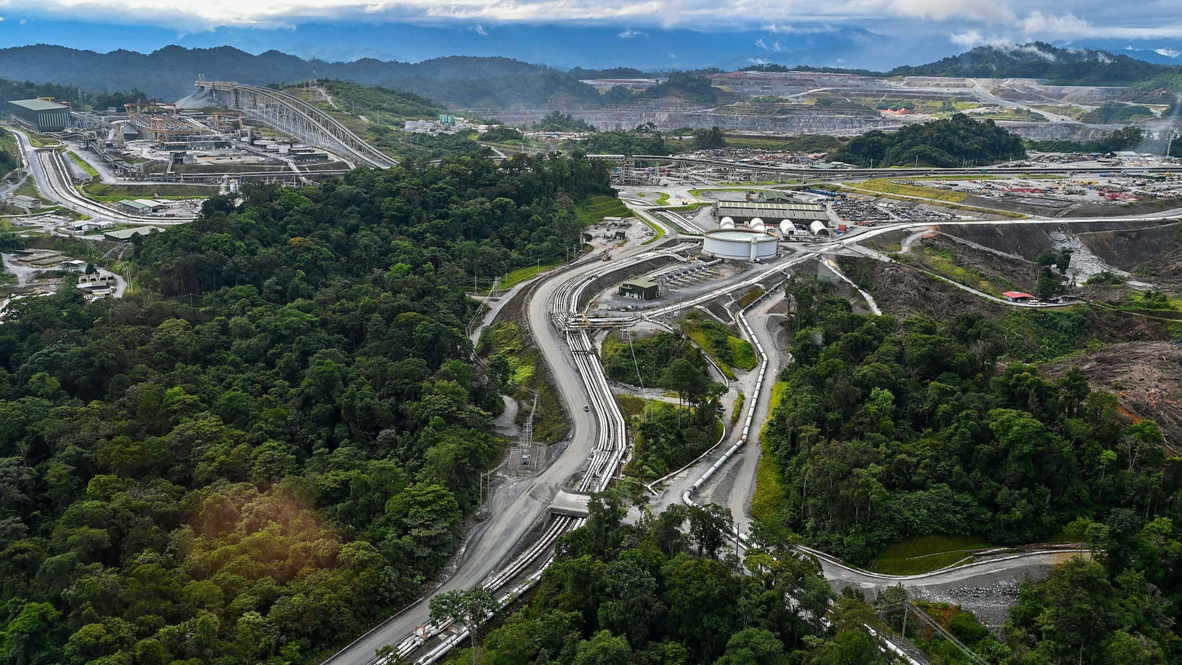 La mina de cobre de First Quantum en Panamá
