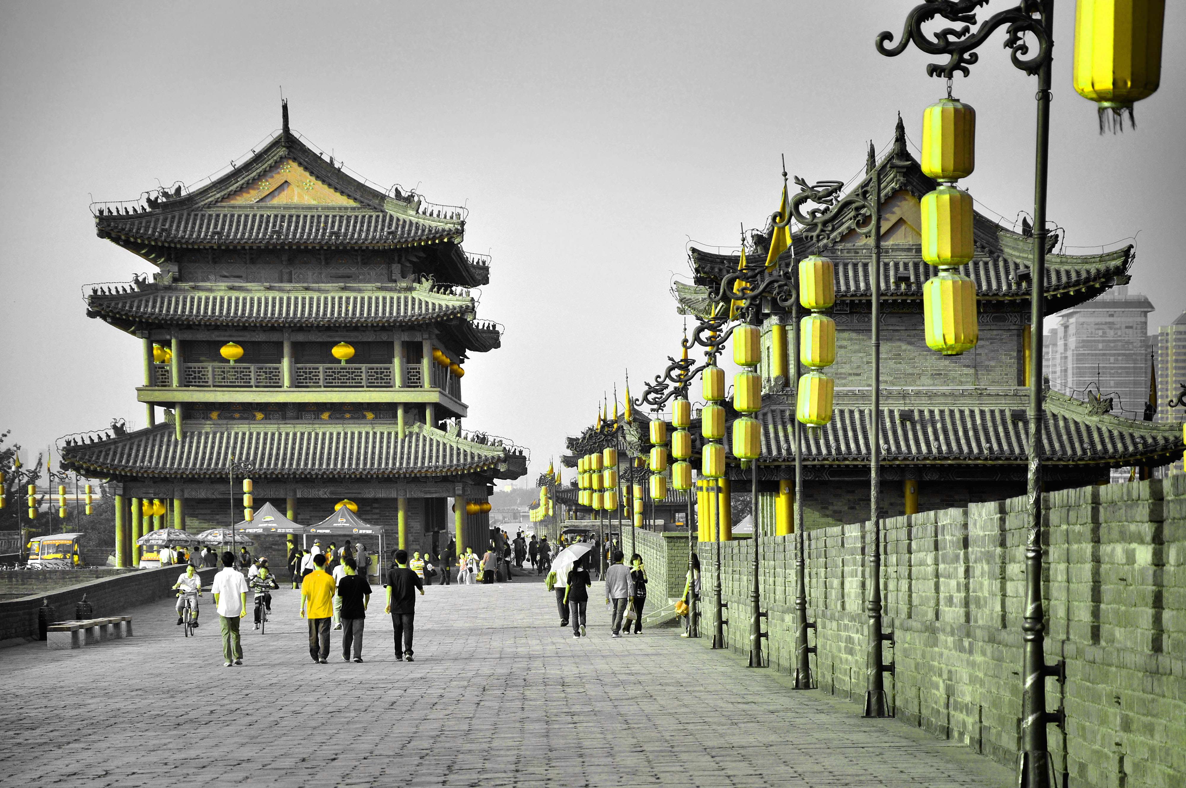 China torres muralla Xian