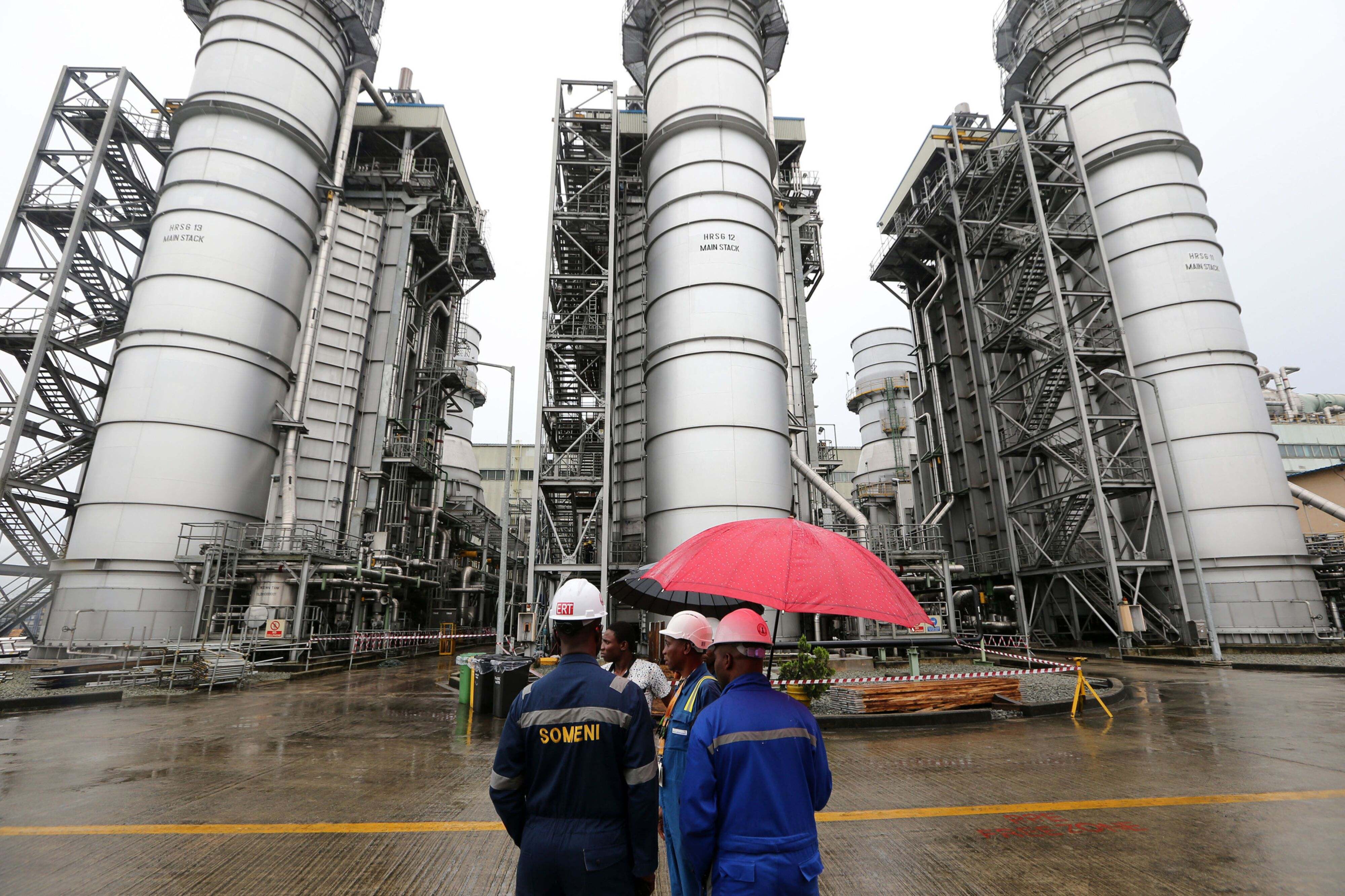 Trabajadores gas natural Nigeria