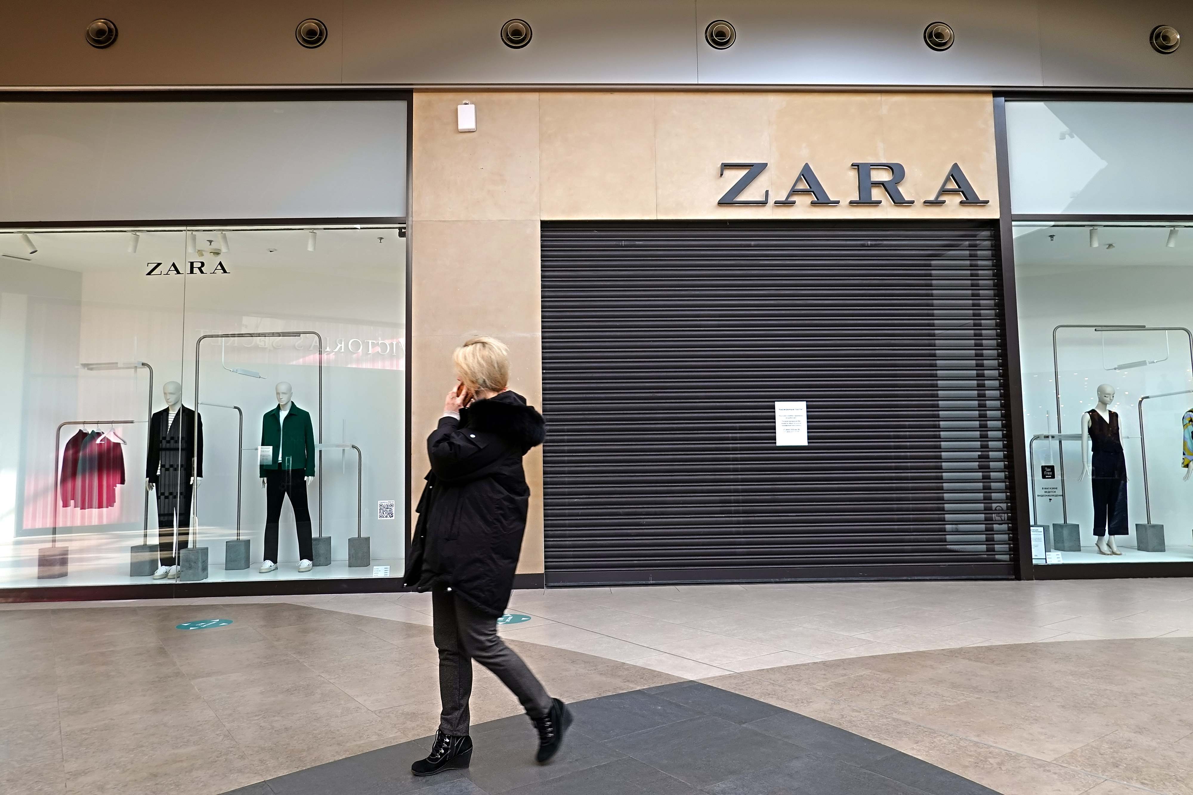 En abril de 2023, las marcas de Inditex abandonaron Rusia.