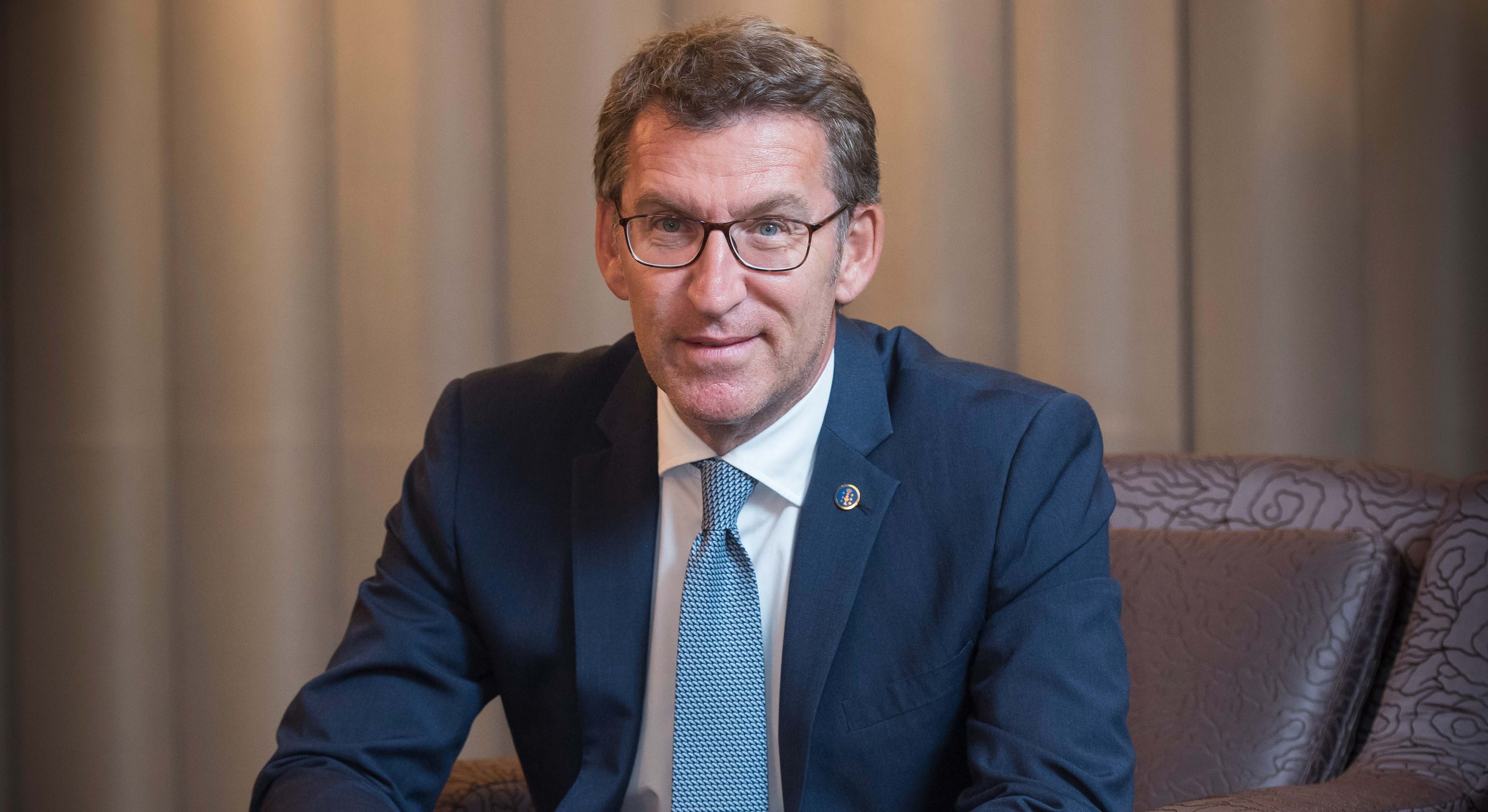 Alberto Núñez Feijoo, presidente del PP