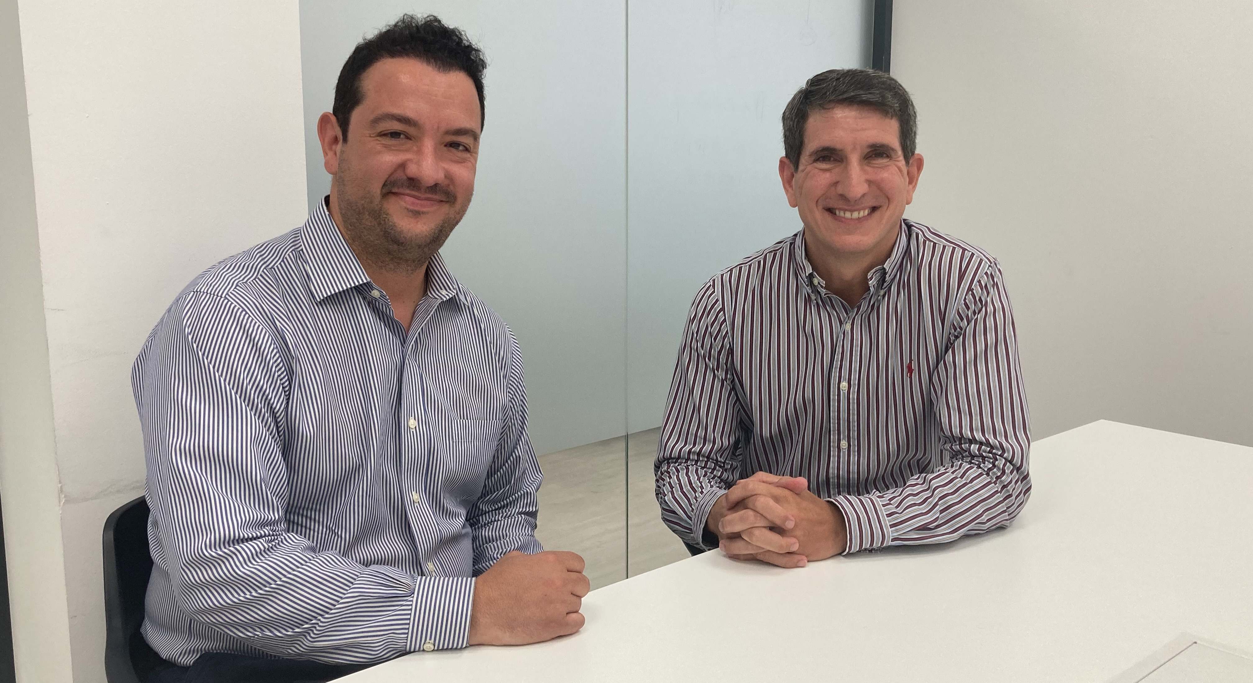 El CEO de RPow, César Martín-Montalvo, César Martín-Montalvo, y Javier Brey, CTO de H2B2. 
