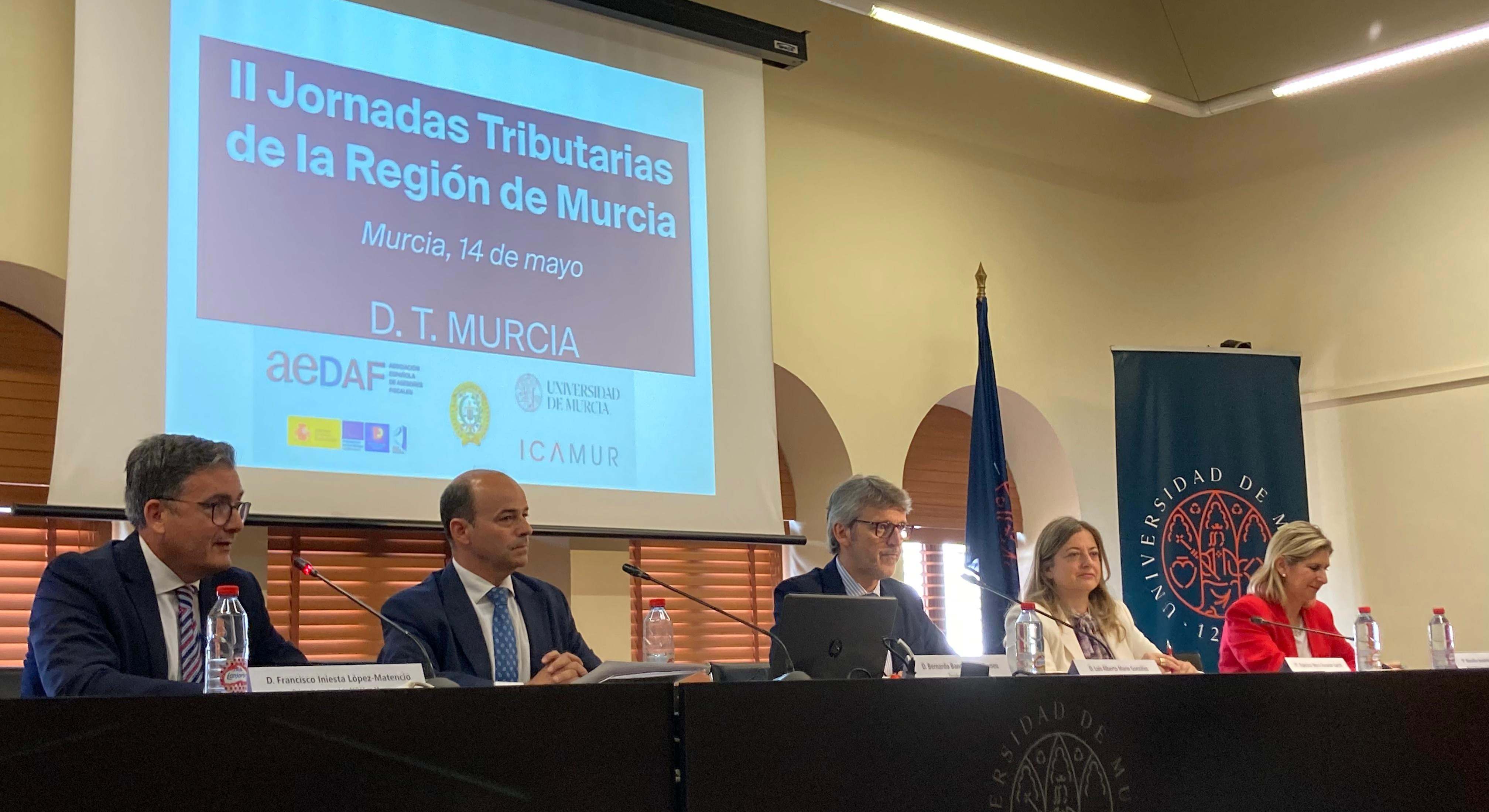 Celebración de las II Jornadas Tributarias en la Región de Murcia
