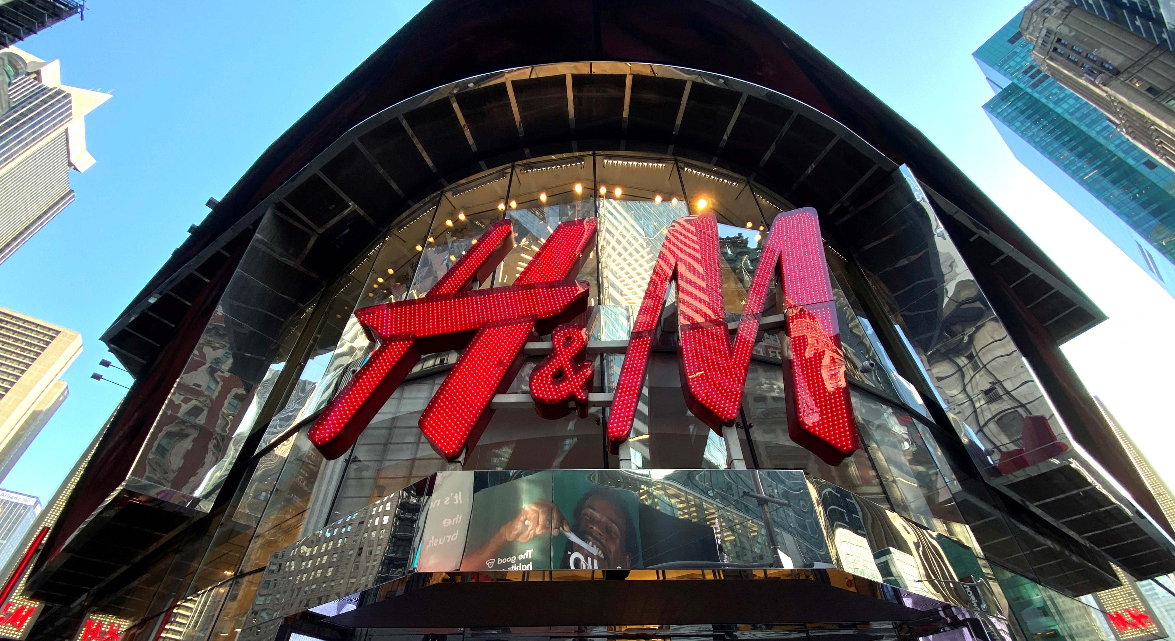 Tienda de H&M en Times Square en Nueva York.
