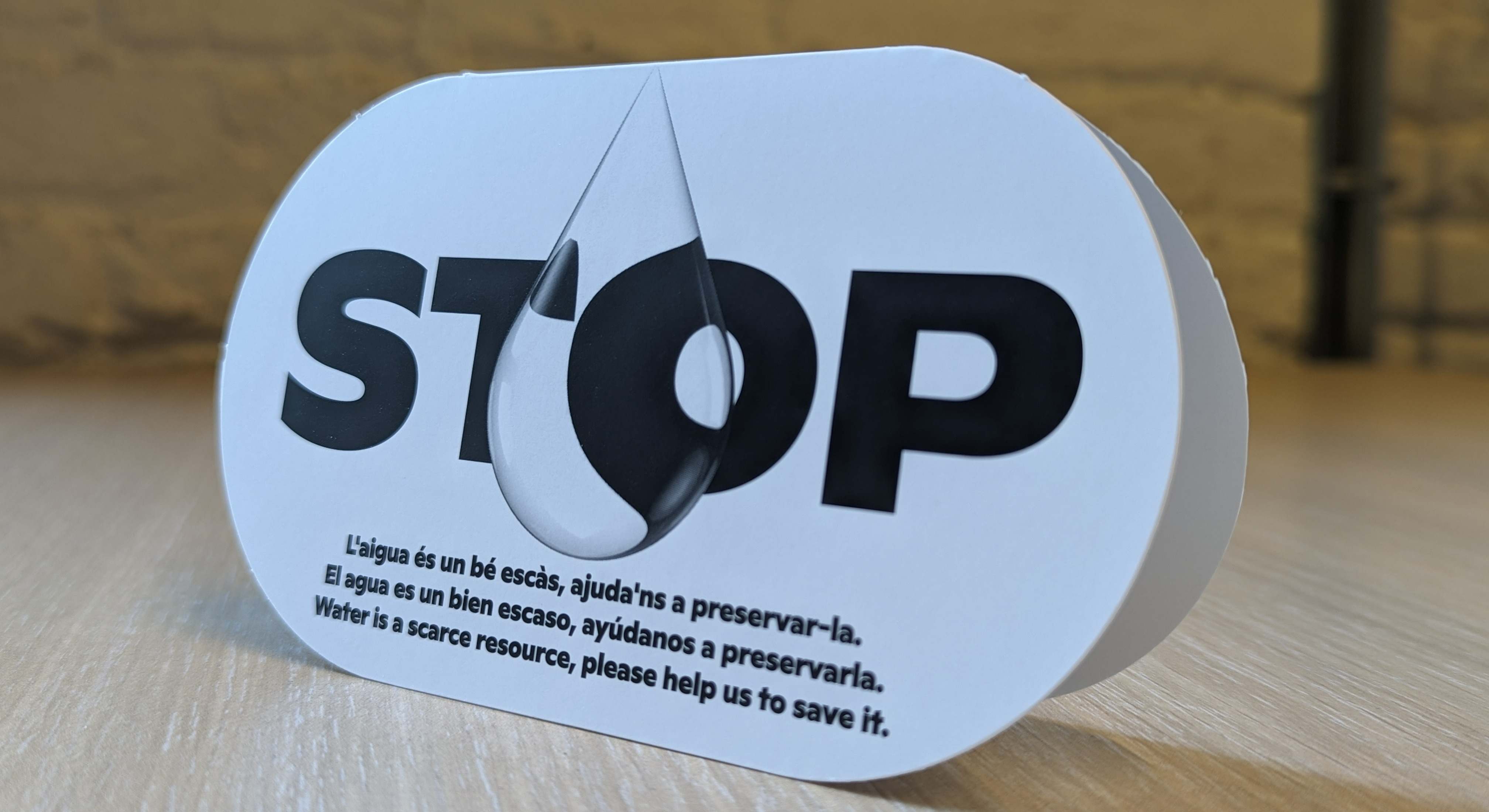 Campaña de los hoteles de Barcelona en favor del ahorro de agua