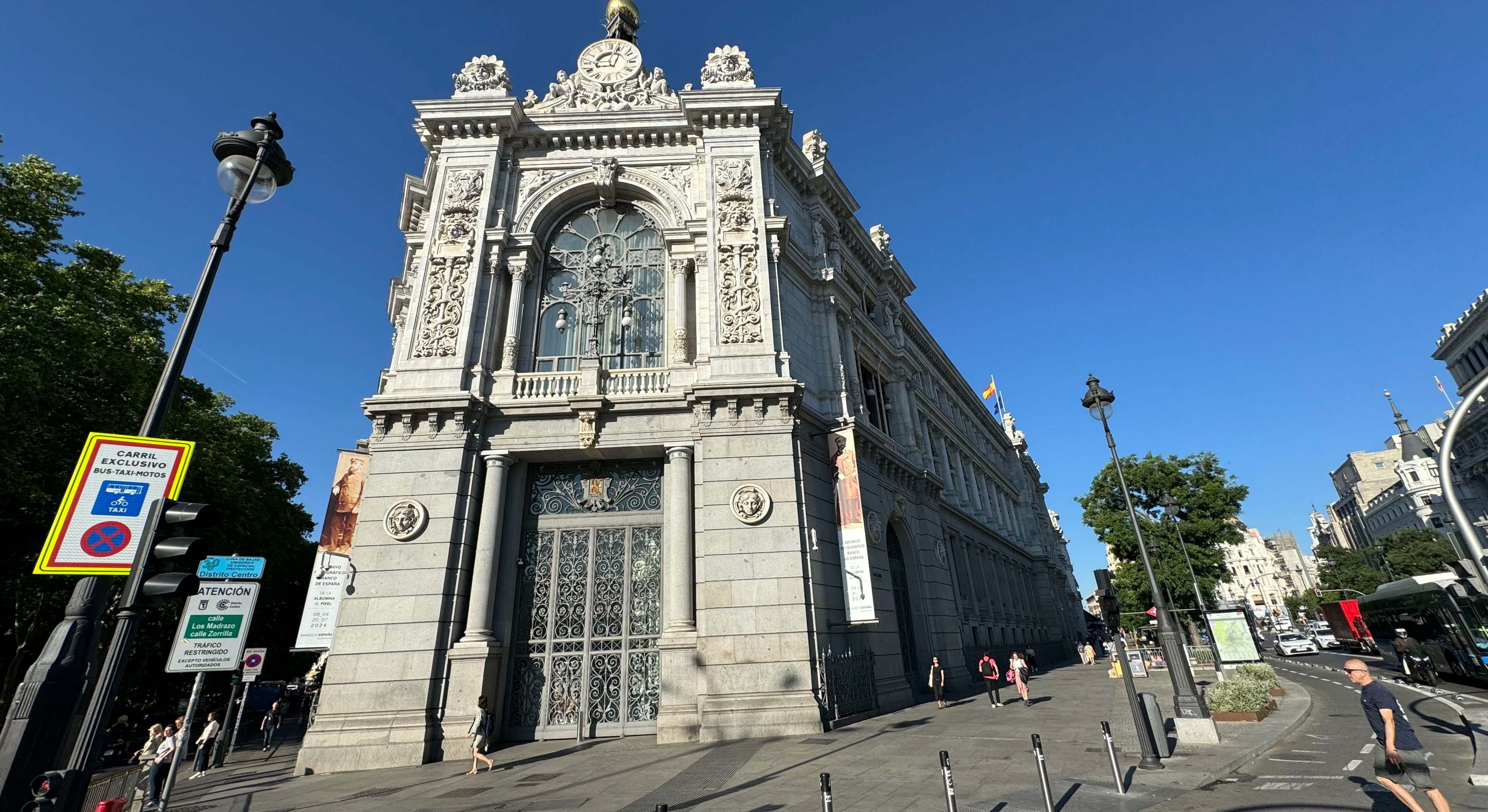 Fachada del Banco de España en Madrid. David García