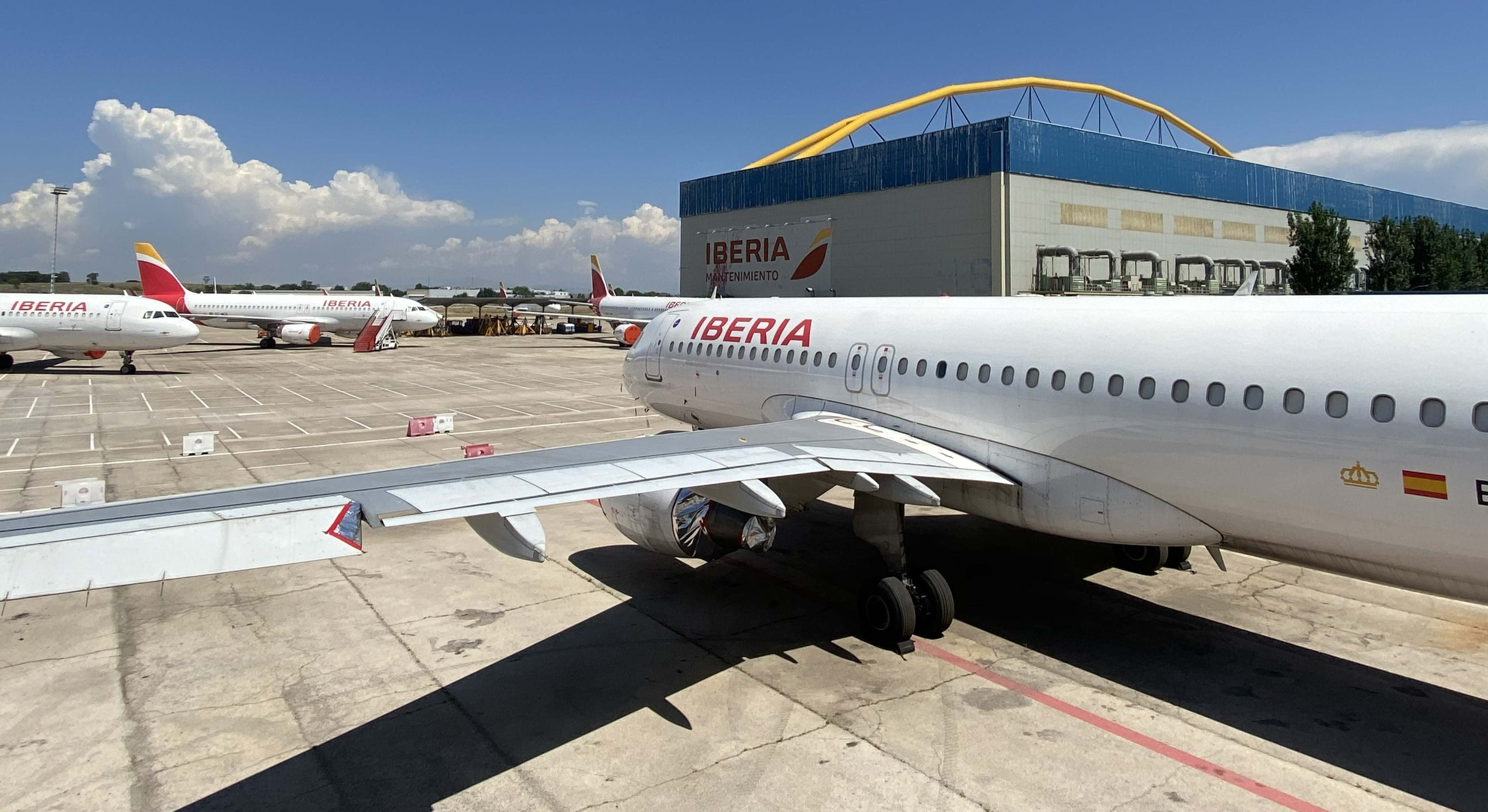 Instalaciones de Iberia en La Muñoza (Madrid).