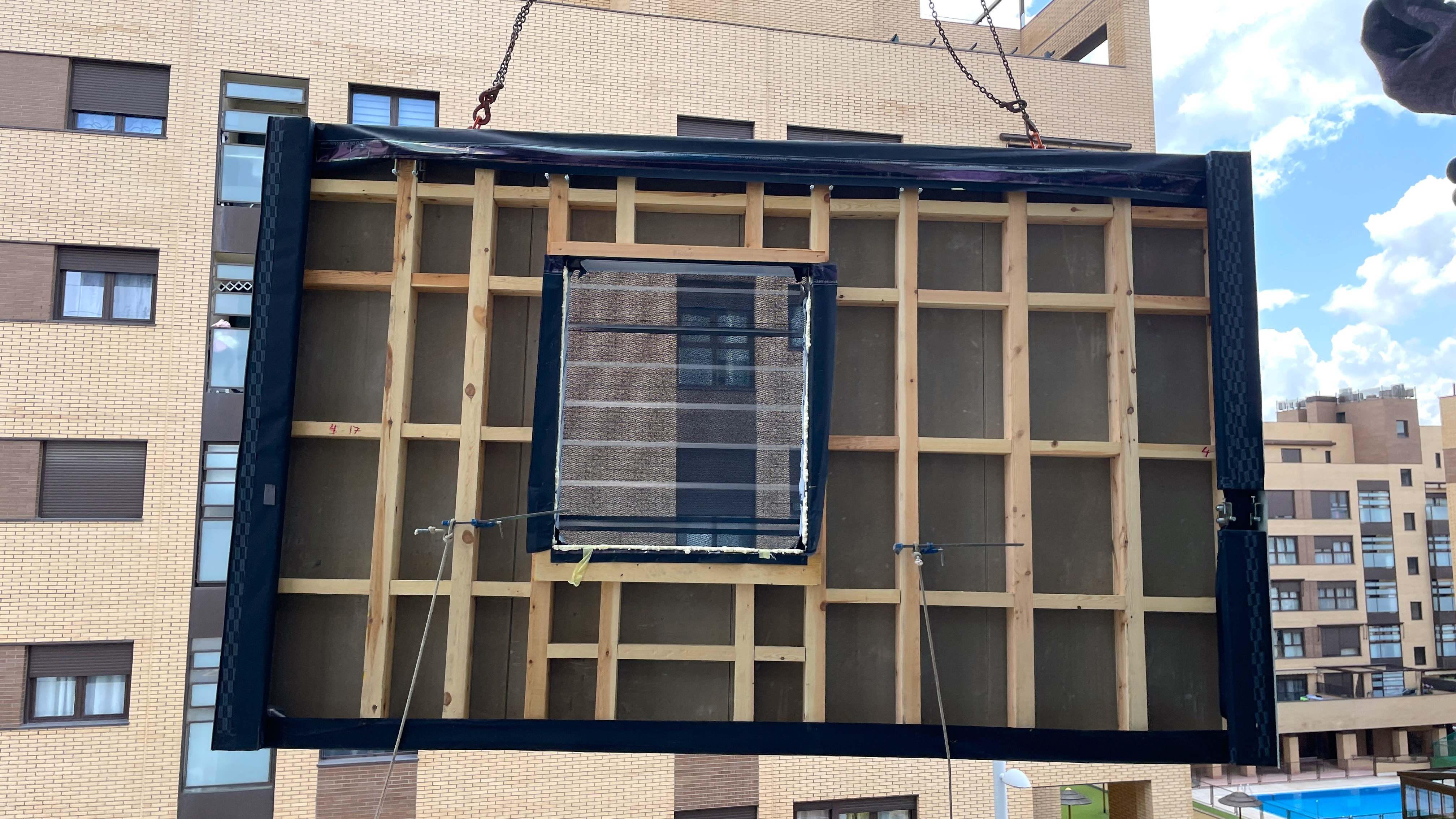 Panel fachada de madera Lignum Tech