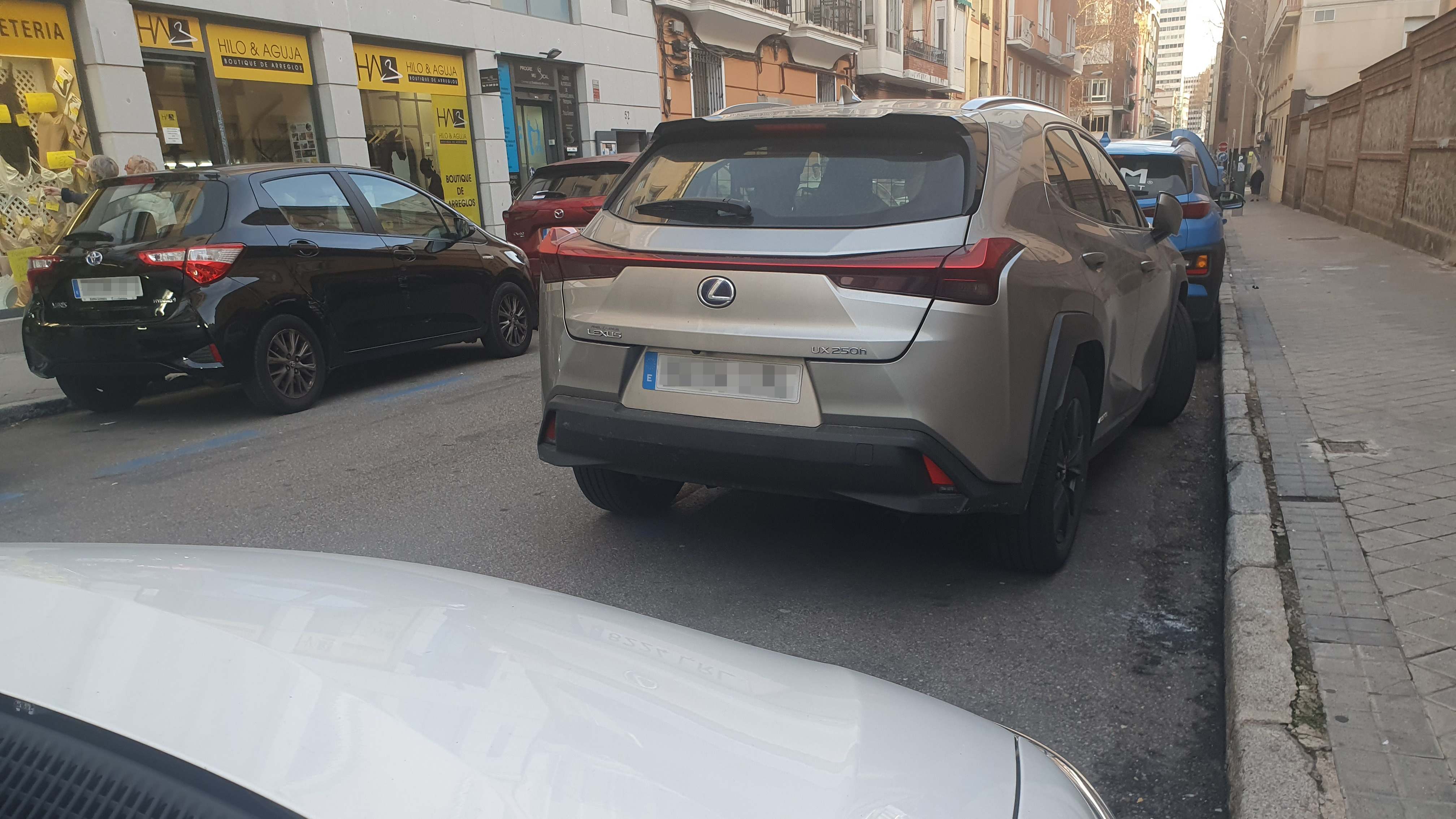 Aparcar mal en ciudad