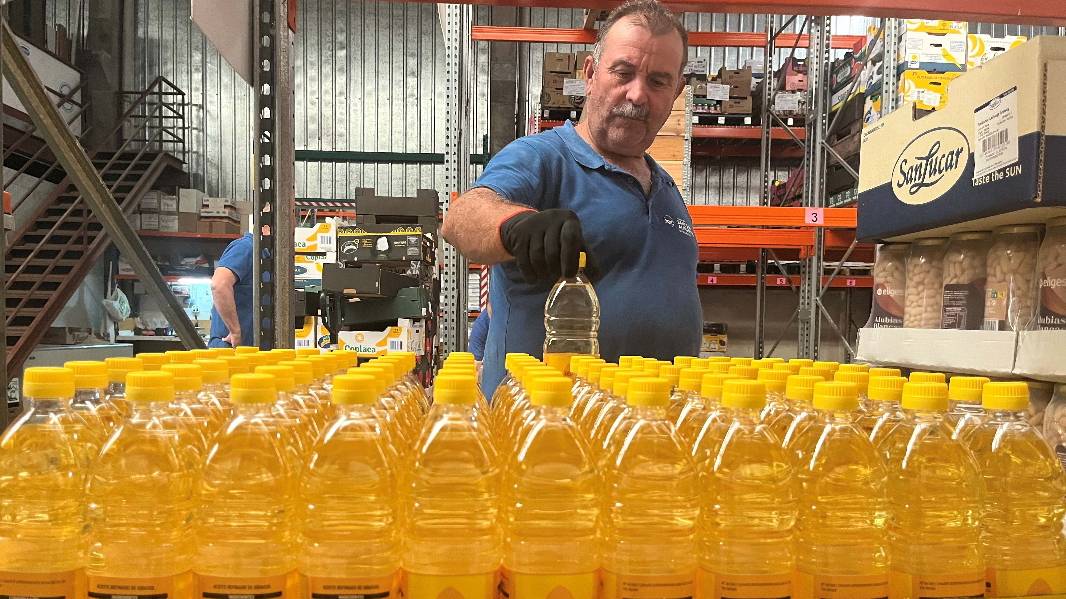 Aceite de girasol Mercadona donaciones