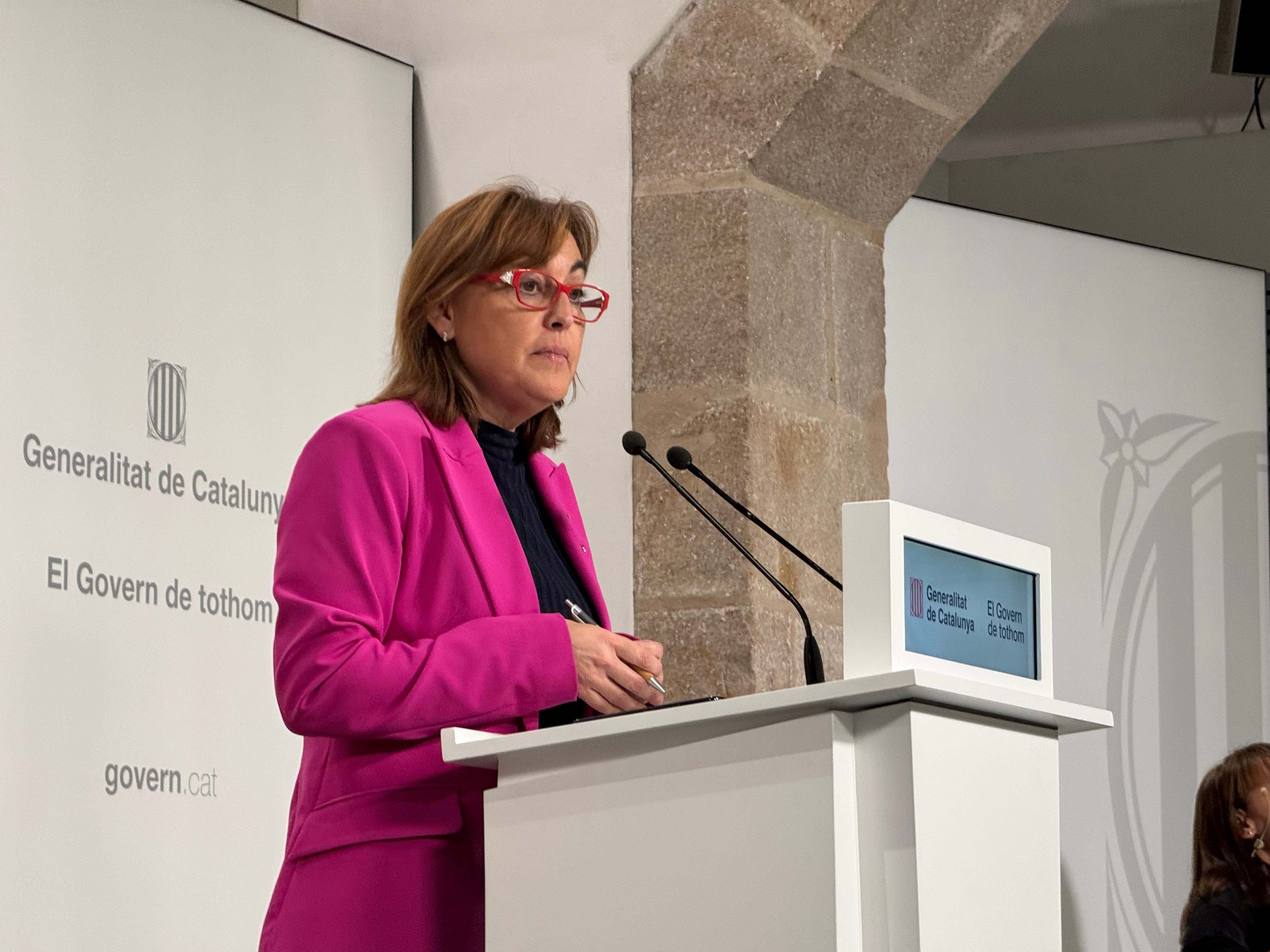 La portavoz del Govern y consellera de Territorio, Vivienda y Transición Ecológica, Sílvia Paneque. EE