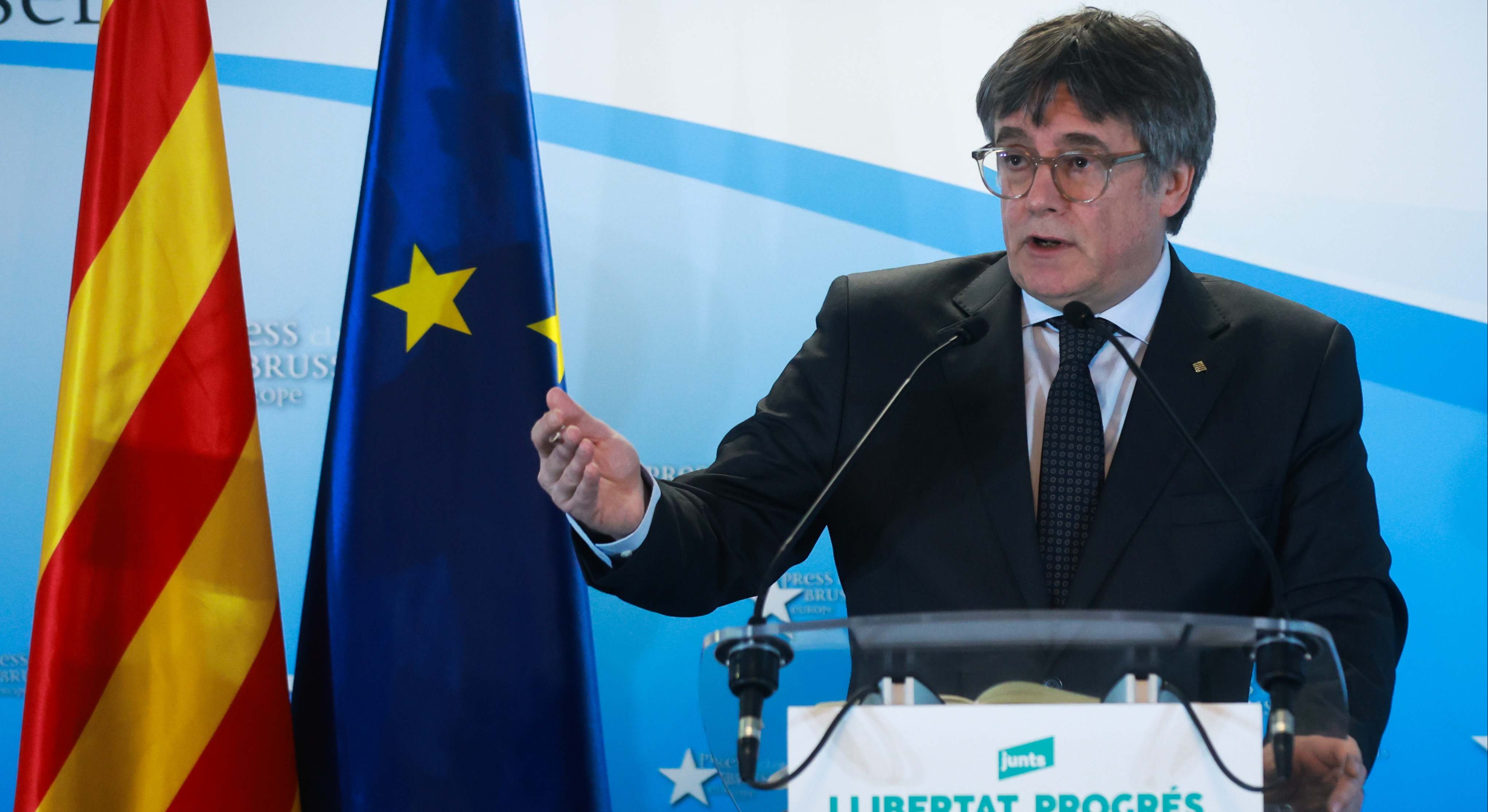 El presidente de Junts, Carles Puigdemont