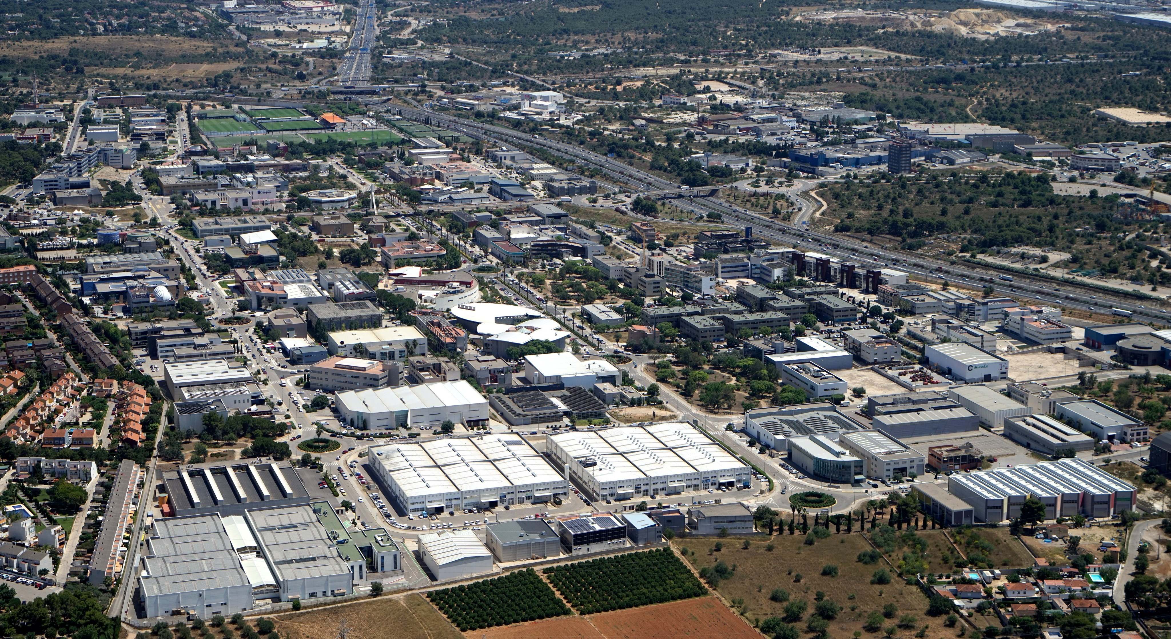 Un parque empresarial en Valencia.