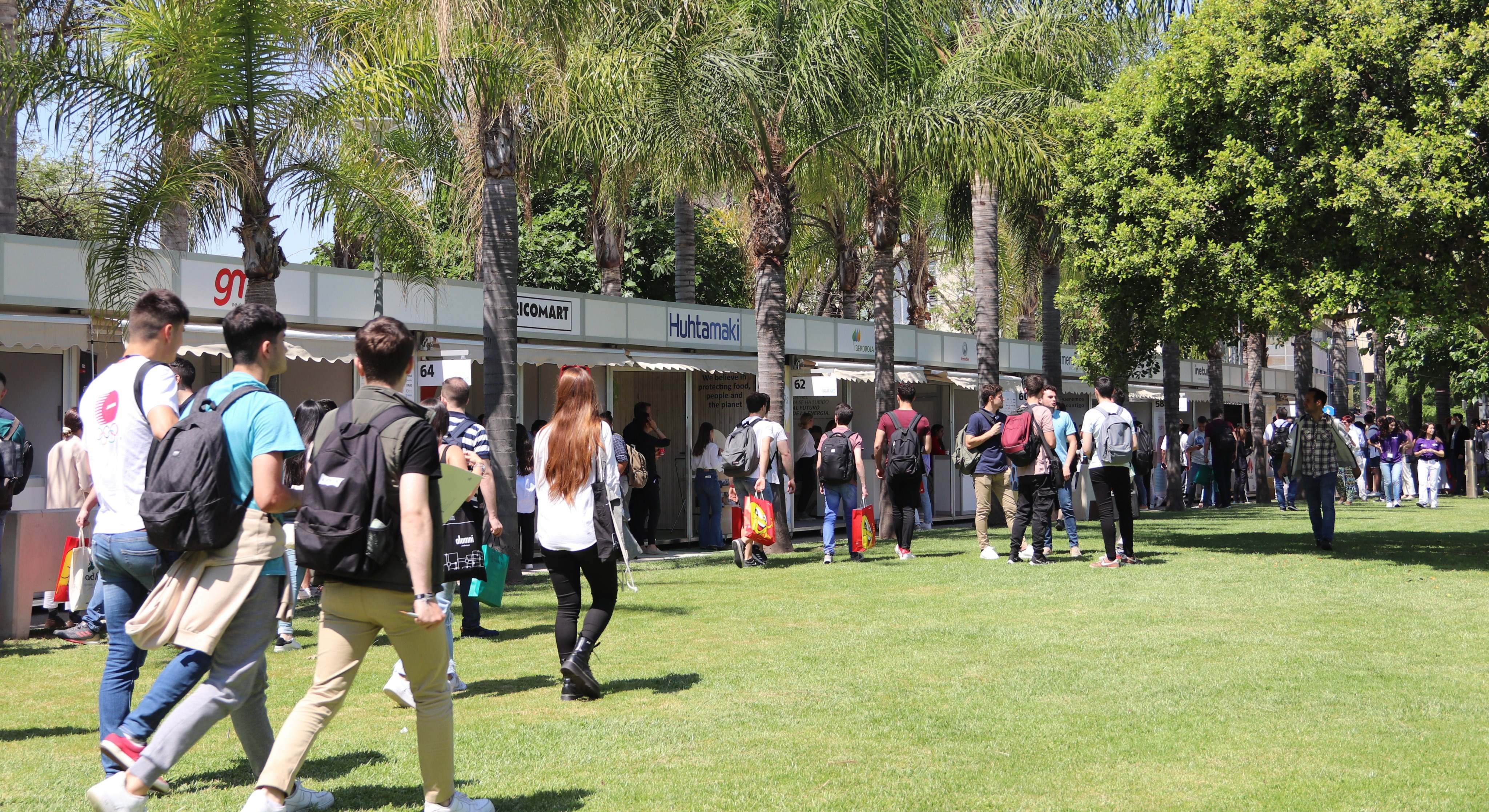 Imagen de archivo del foro de empleo de la UPV.