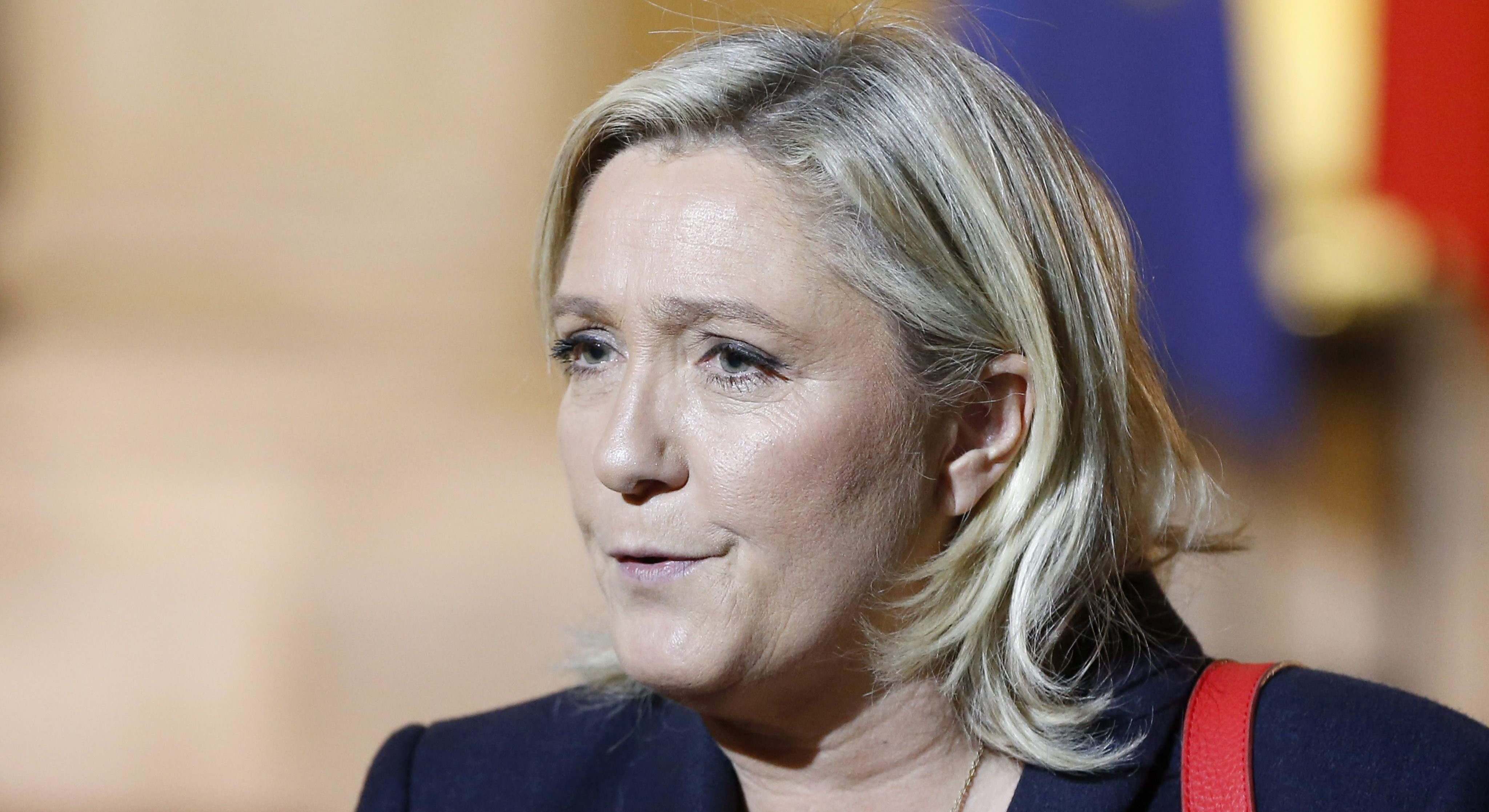 La líder de Rassemblement National, Marine Le Pen.