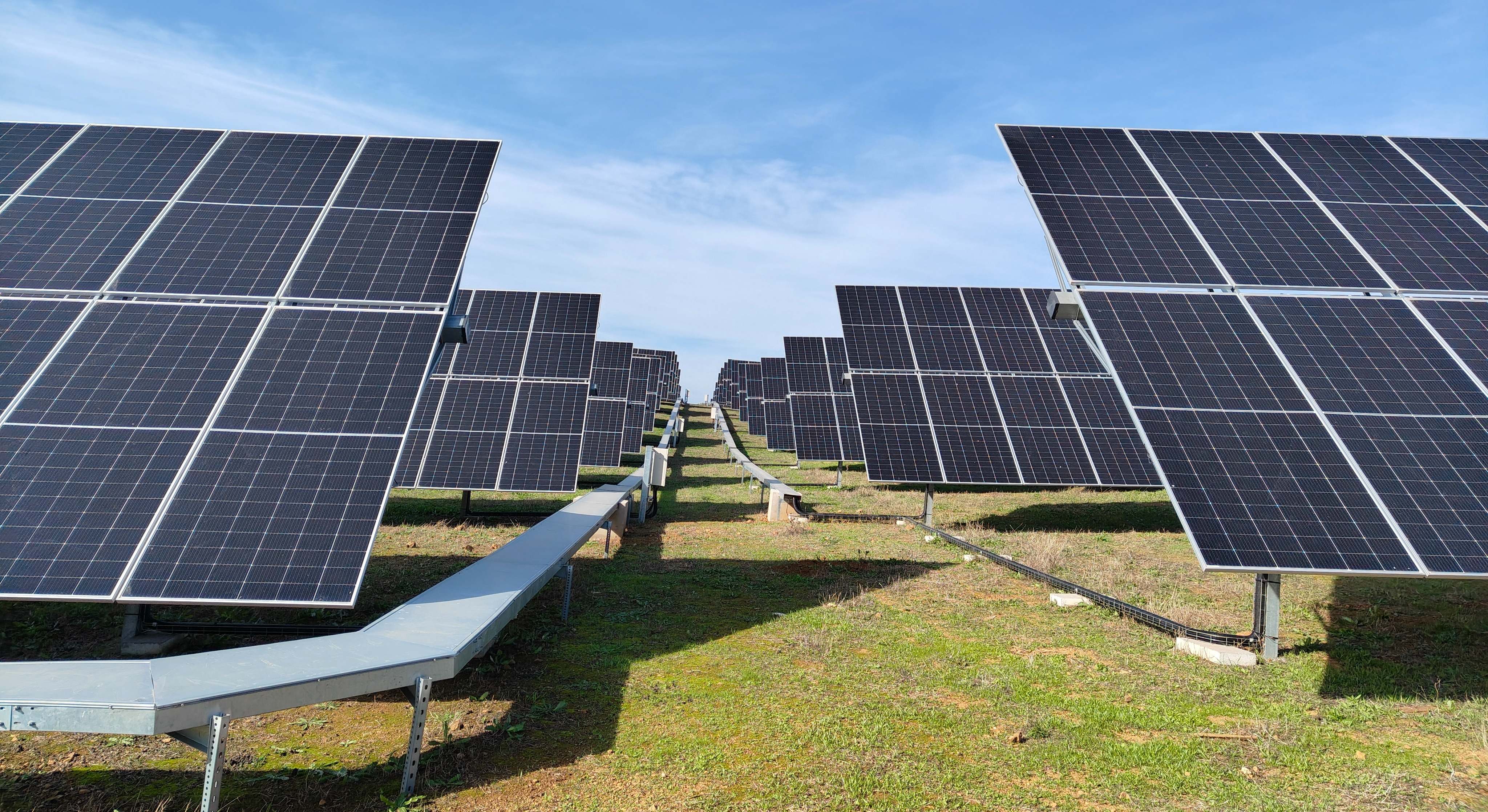 La planta solar de Zafra.