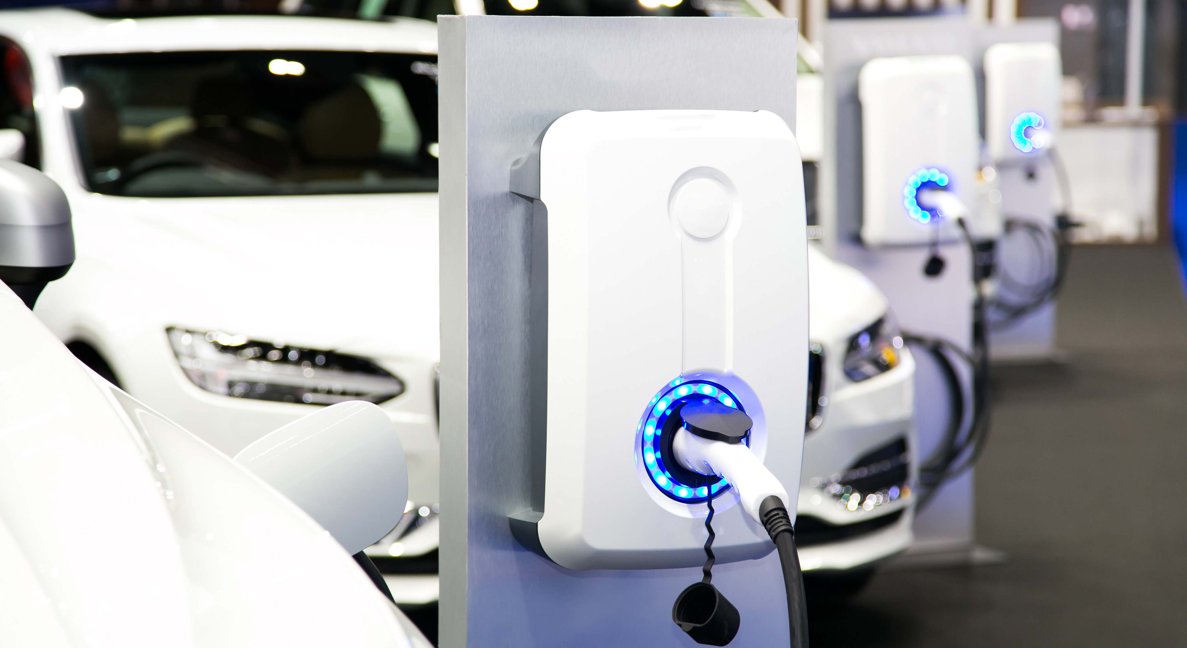 Punto de recarga de coche eléctrico