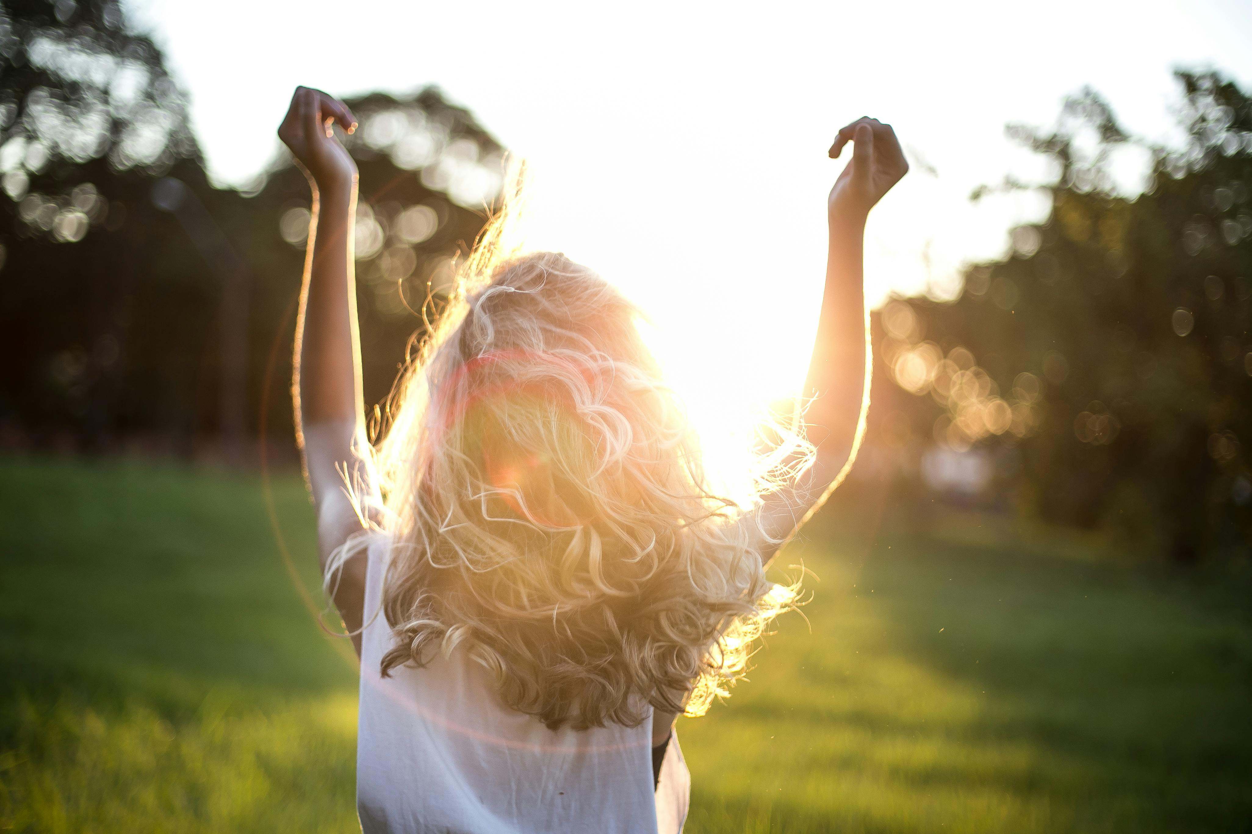 Una mujer expuesta al sol