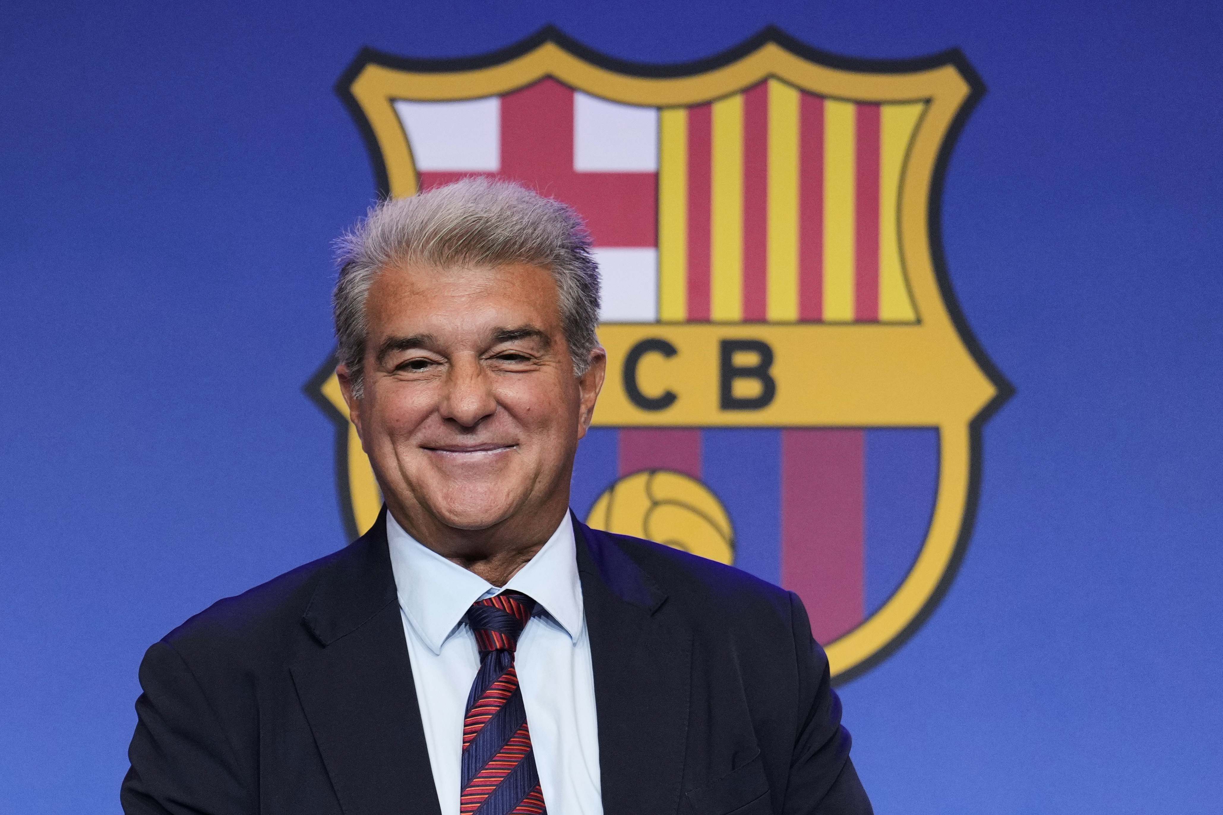 Joan Laporta, presidente del FC Barcelona. EFE