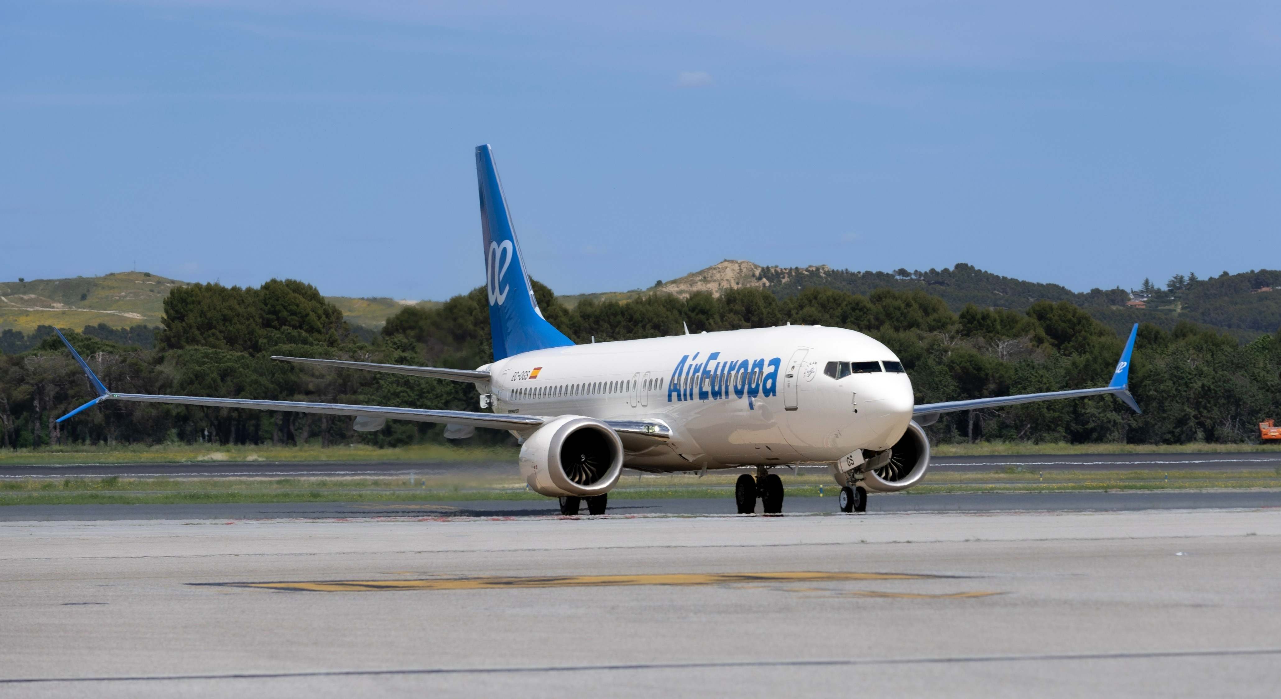 Avión de la aerolínea Air Europa