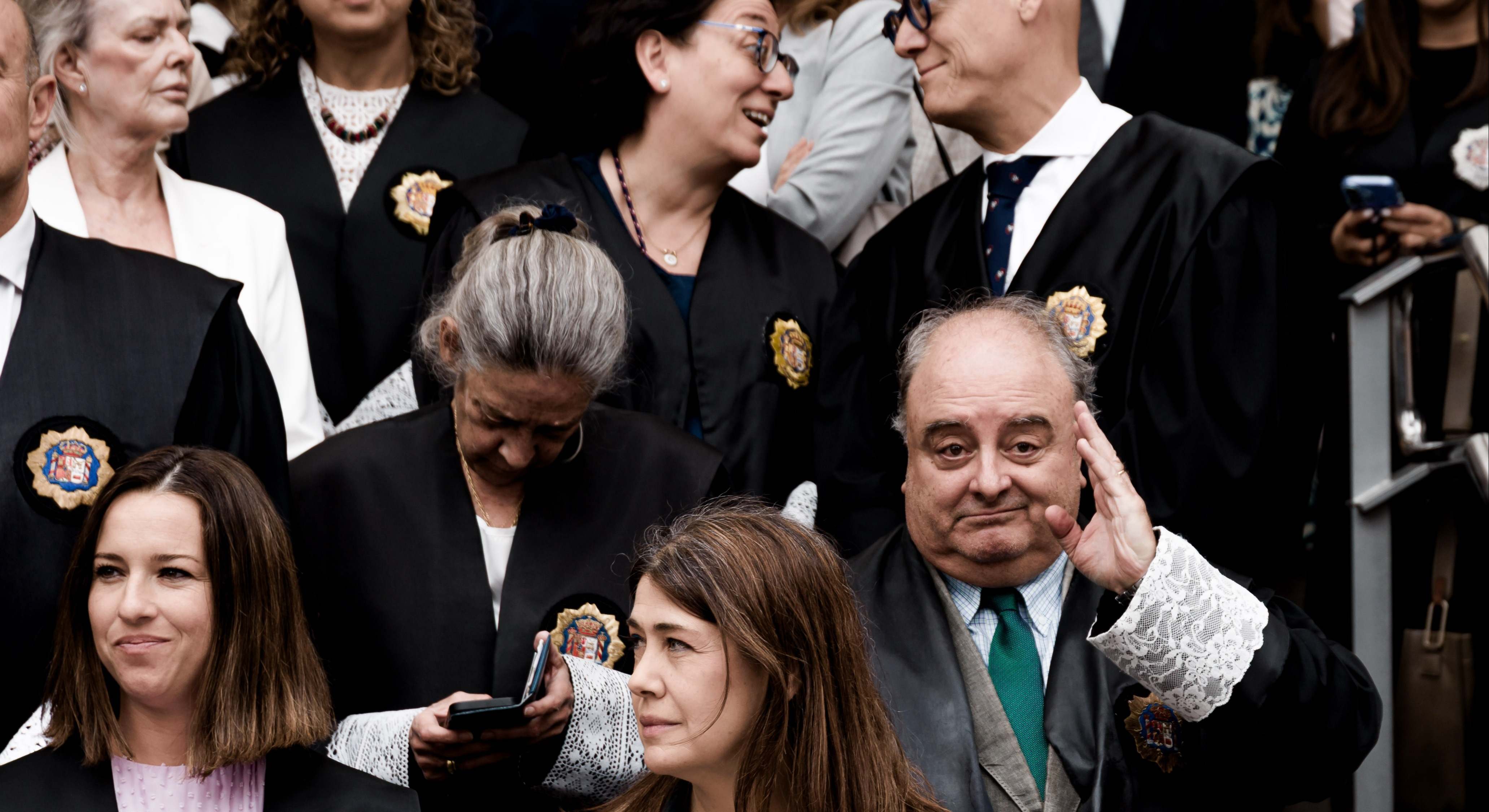 Protesta de jueces y fiscales contra las reformas del Gobierno
