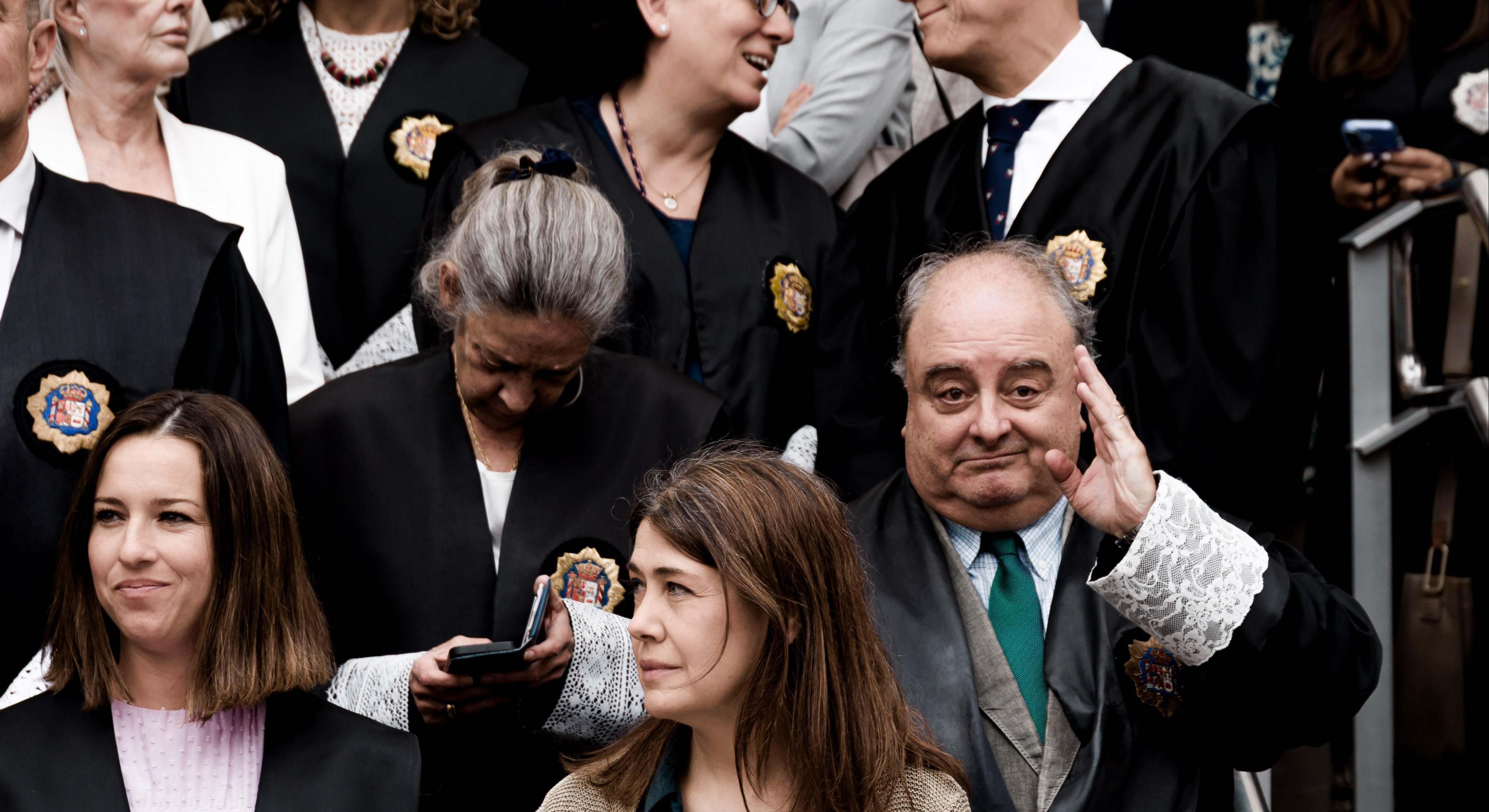 Protesta de jueces y fiscales hace dos semanas en Madrid.