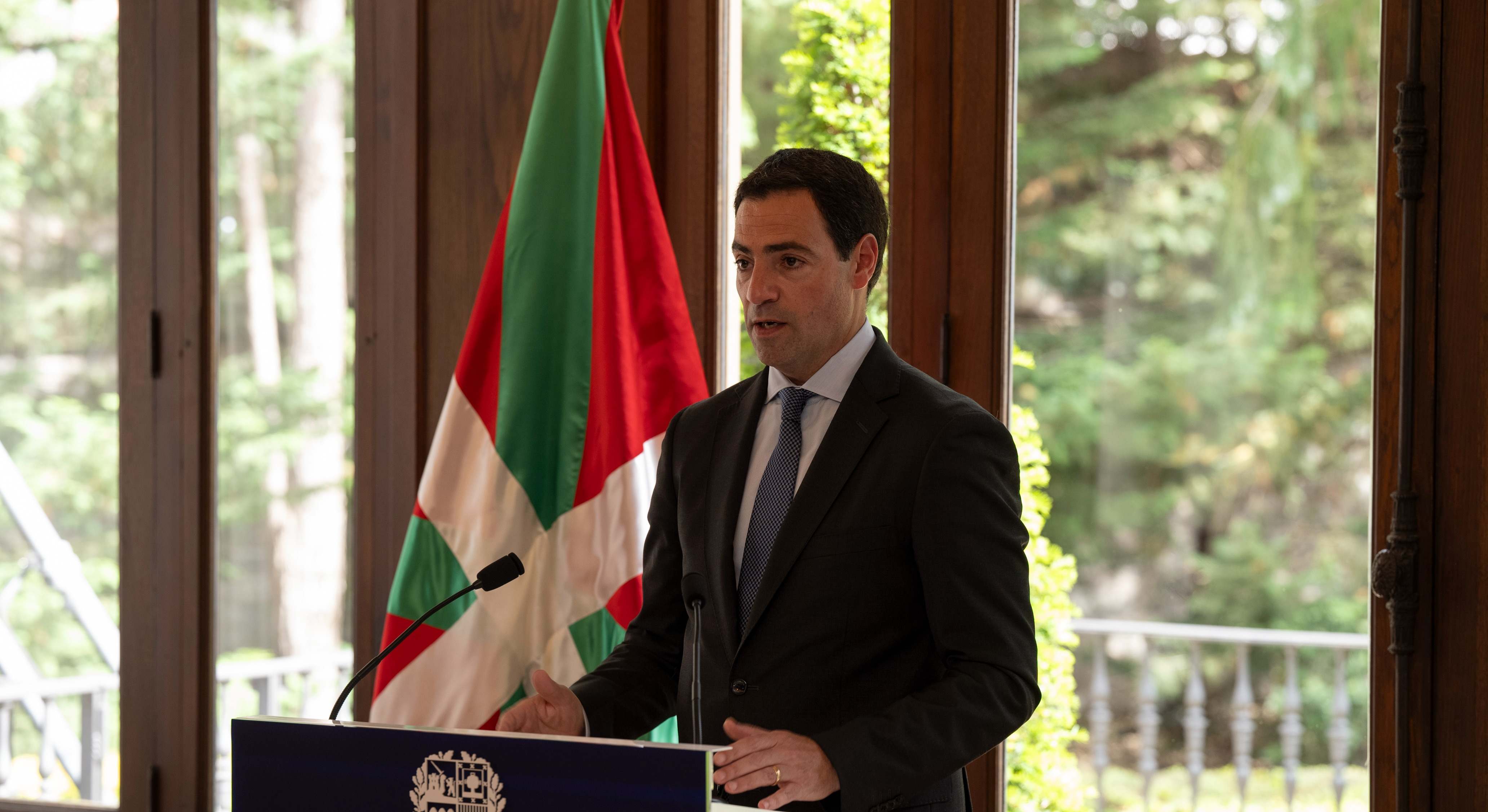 Imanol Pradales, lehendakari del Gobierno Vasco.