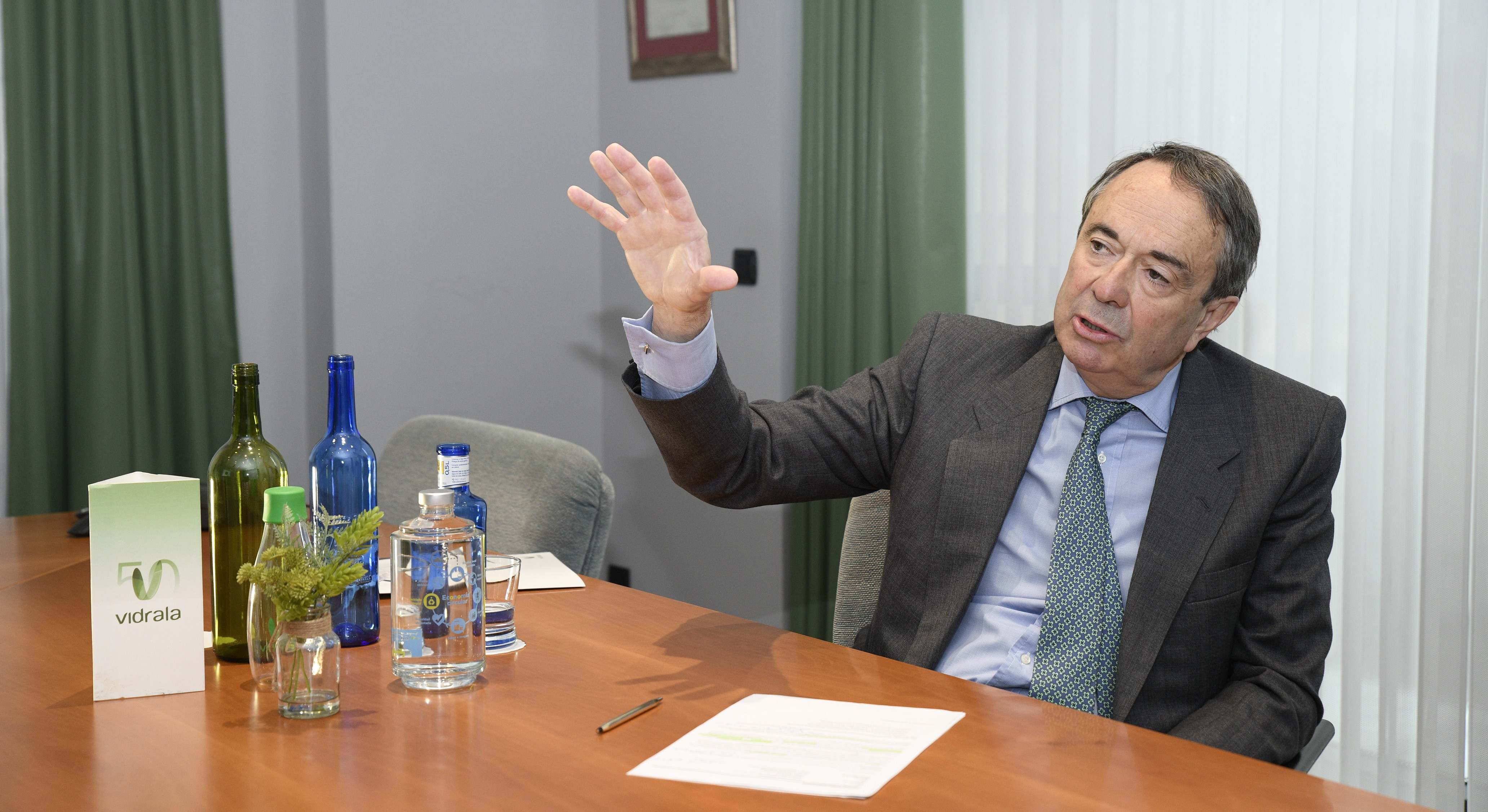 Carlos Delclaux, presidente de Vidrala.