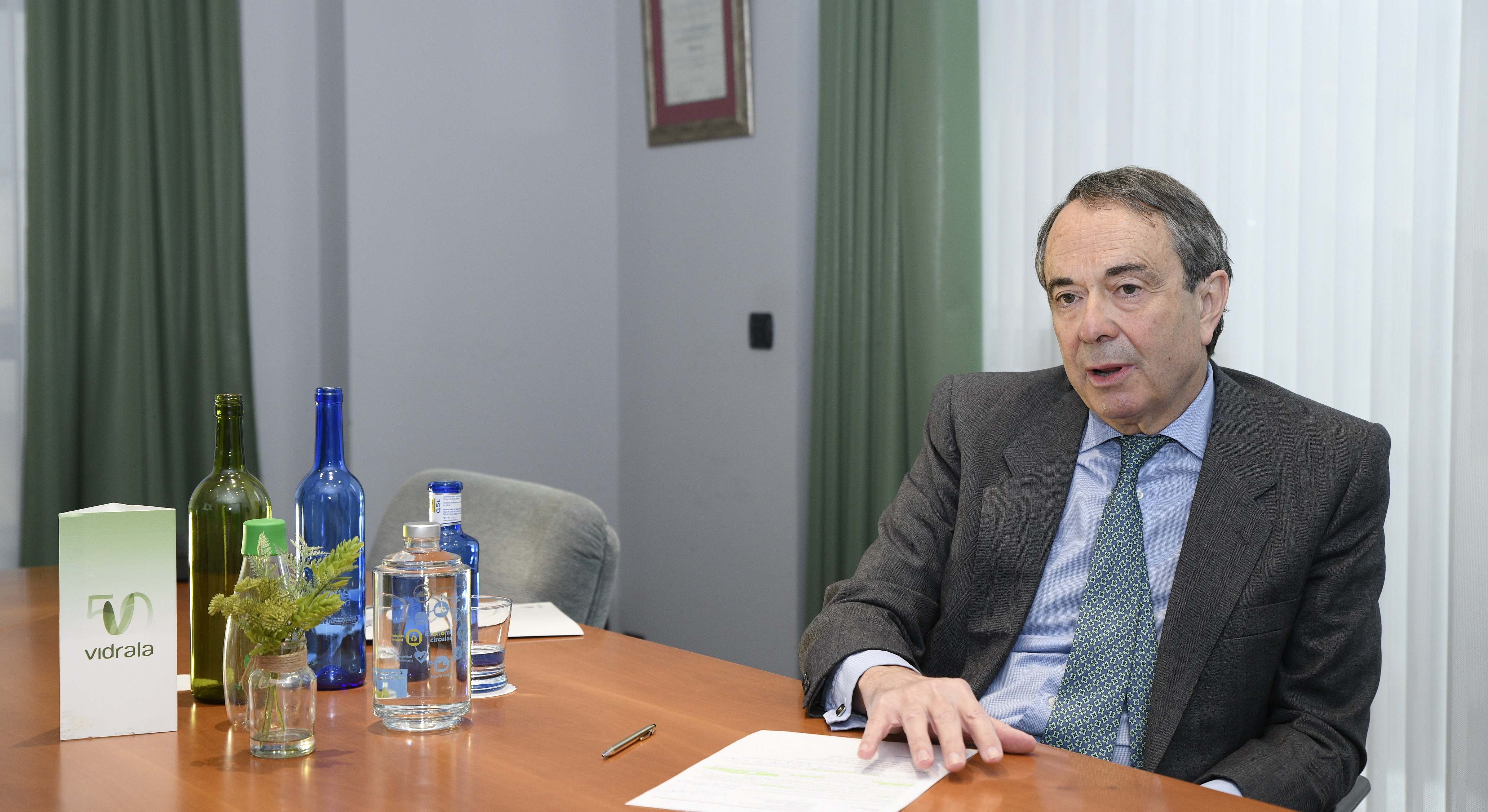 Carlos Delclaux, presidente de Vidrala.