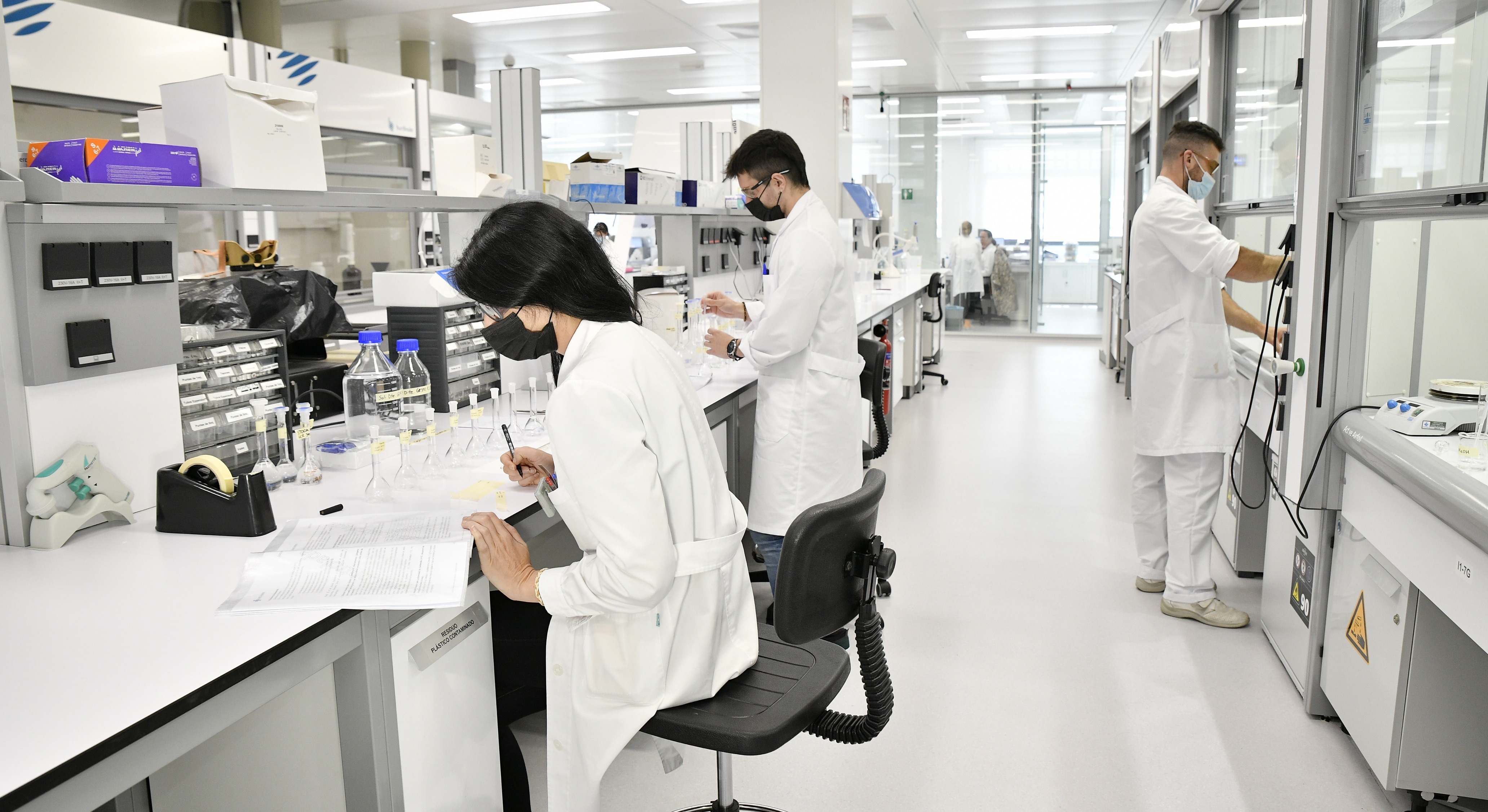Laboratorio de Faes Farma en Leioa.
